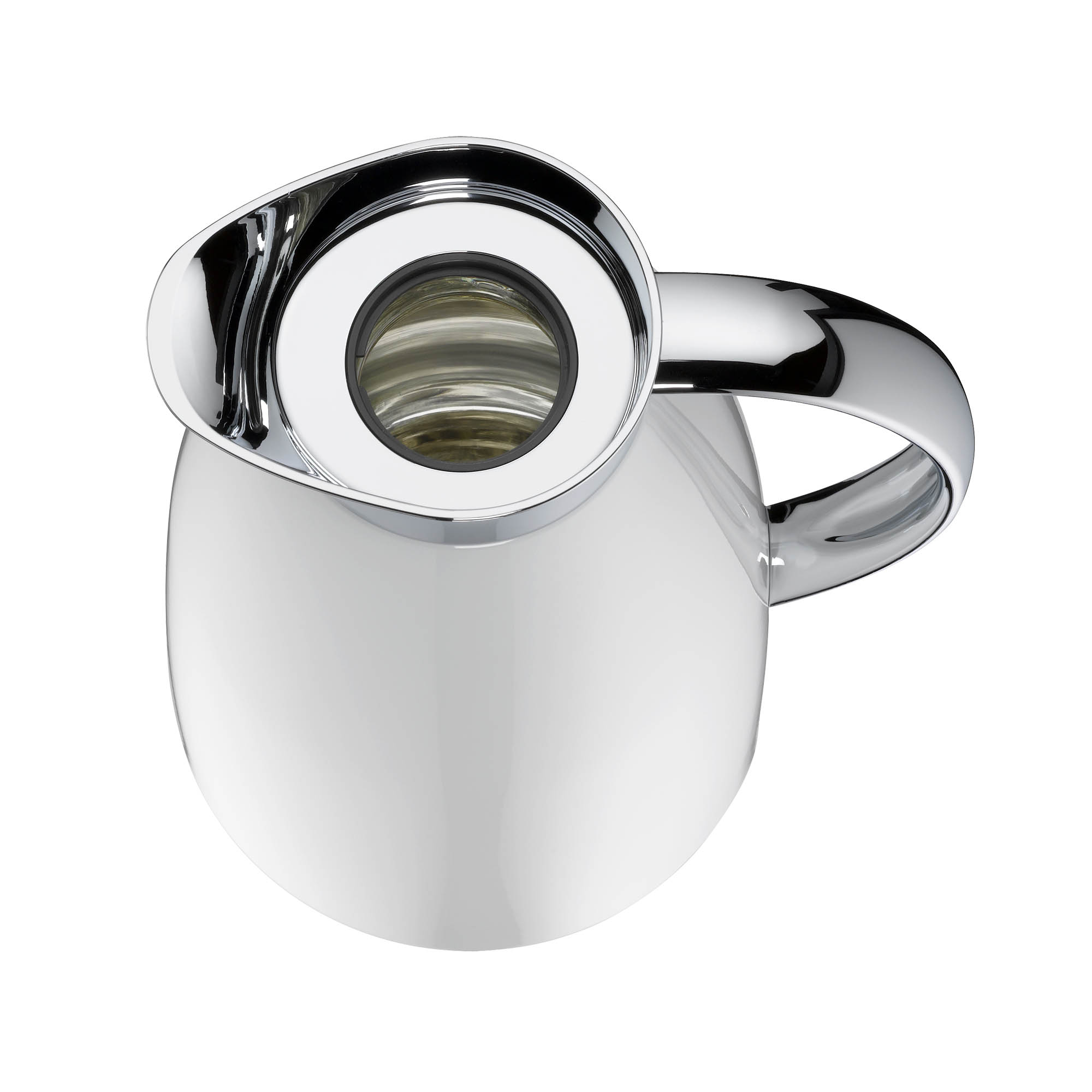ALFI GUSTO 1.0-litre vacuum flask, polished coconut white stainless steel