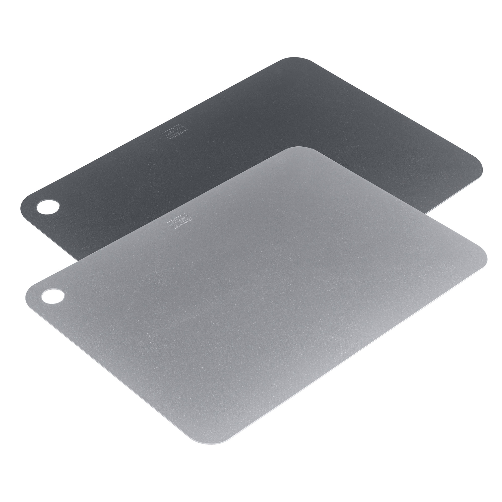 KUHN RIKON 2er-Set flexible Schneidbretter 37 x 25 cm Schneidmatten grau