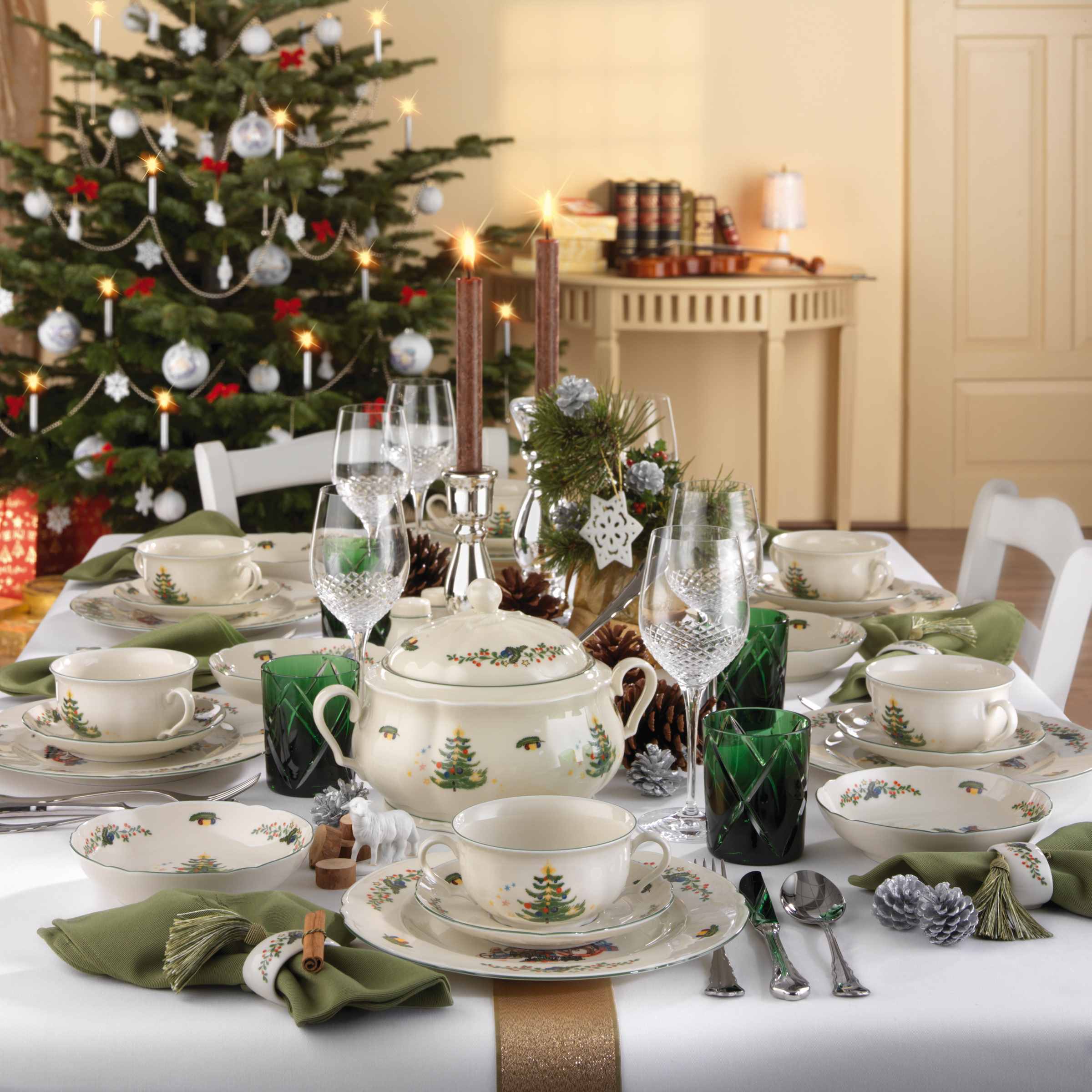 Seltmann Weiden MARIELUISE Weihnachten 43607 Zuckerdose für 6 Personen