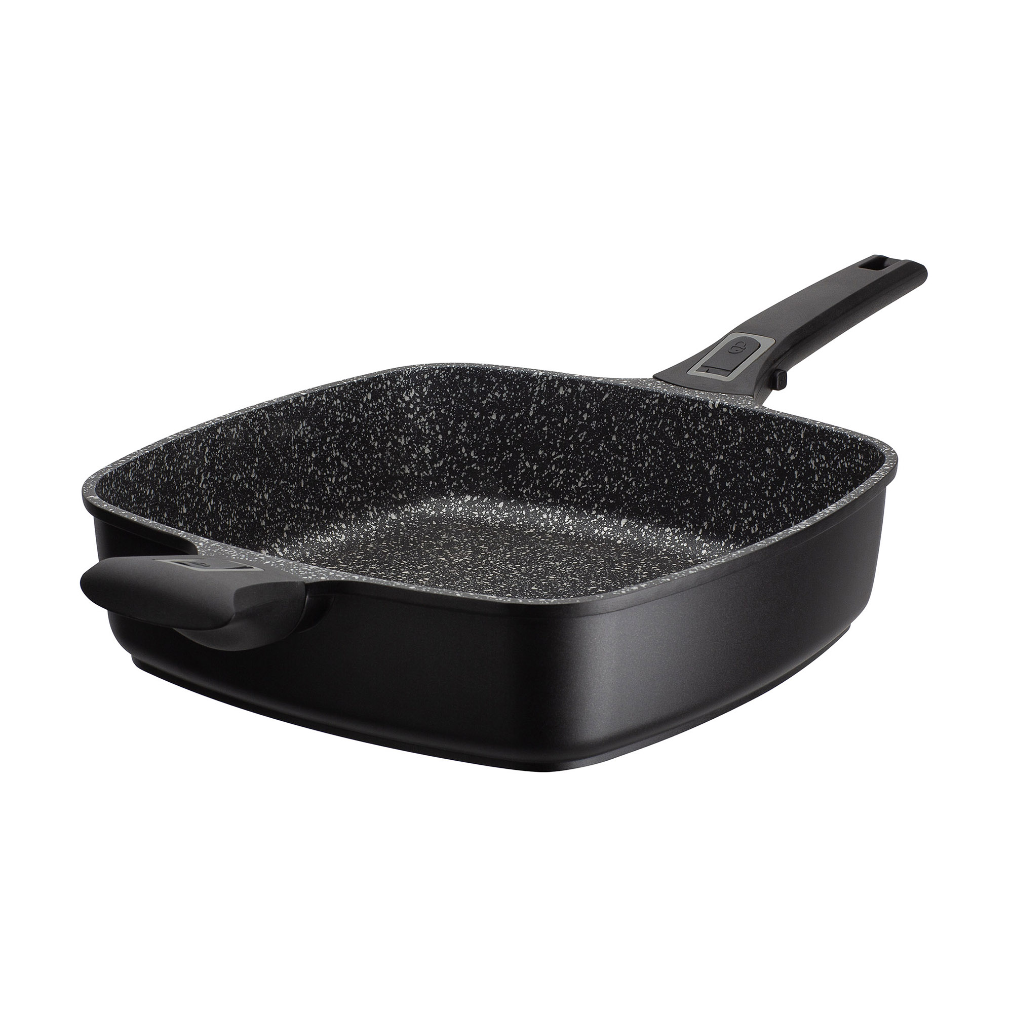 GSW Bratpfanne EASY CLICK QUADURA 24 cm eckig Antihaft mit abnehmbarem Griff