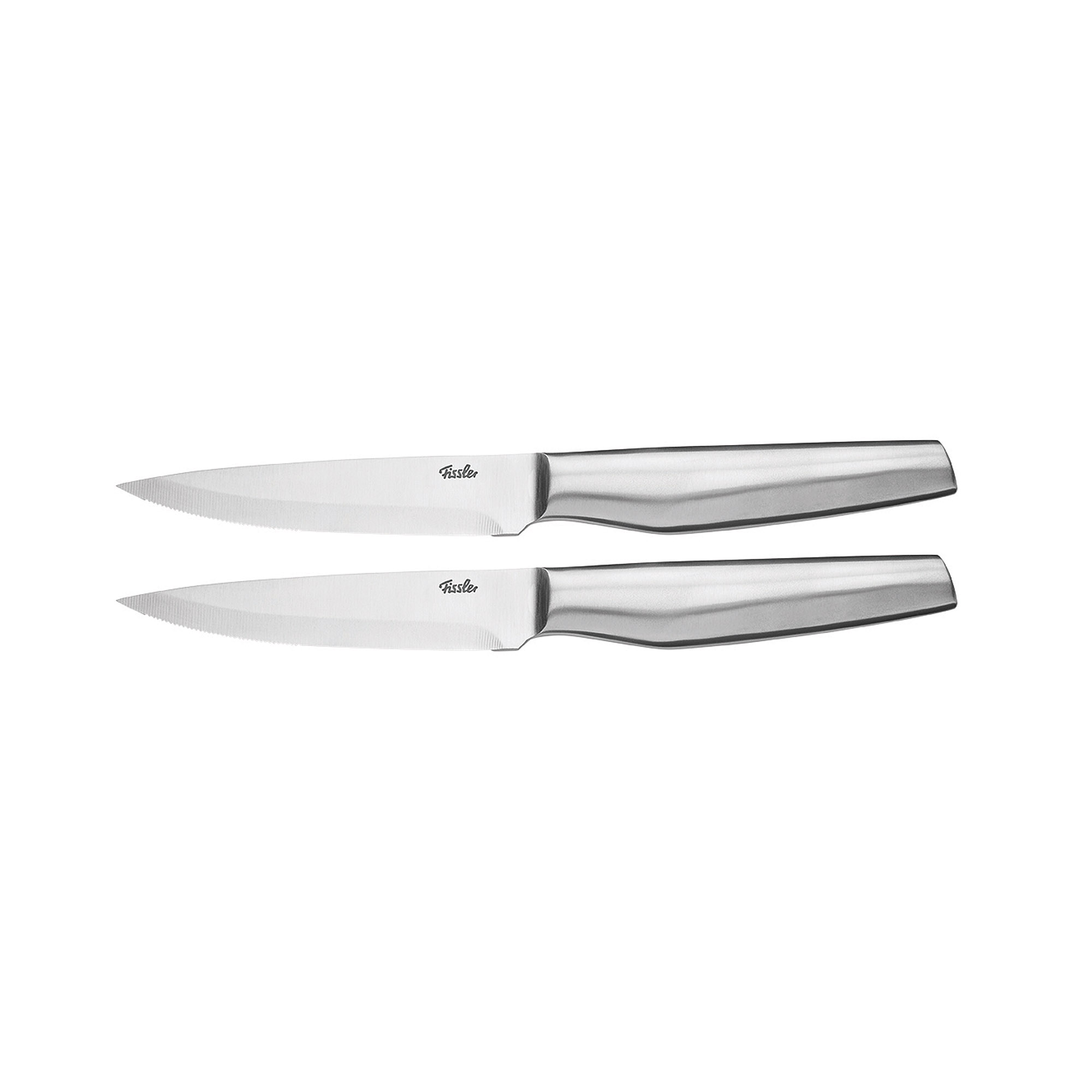 FISSLER Serie ESSENTIAL Steakmesser 11 cm gezahnt 2 Stück im Set