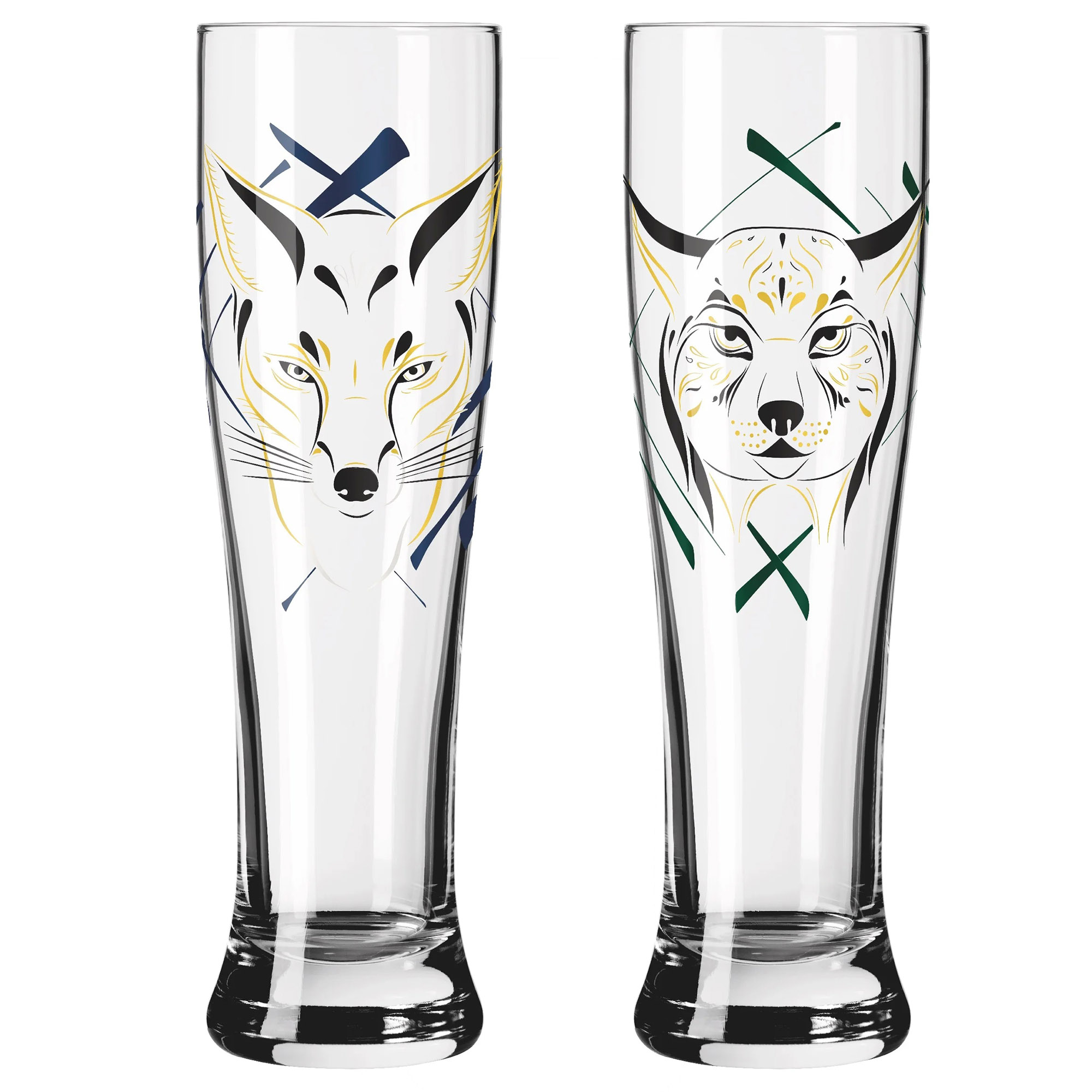 RITZENHOFF Weizenbierglas Weißbierglas BRAUCHZEIT #23 / #24 Set 2 Stück je 646 ml