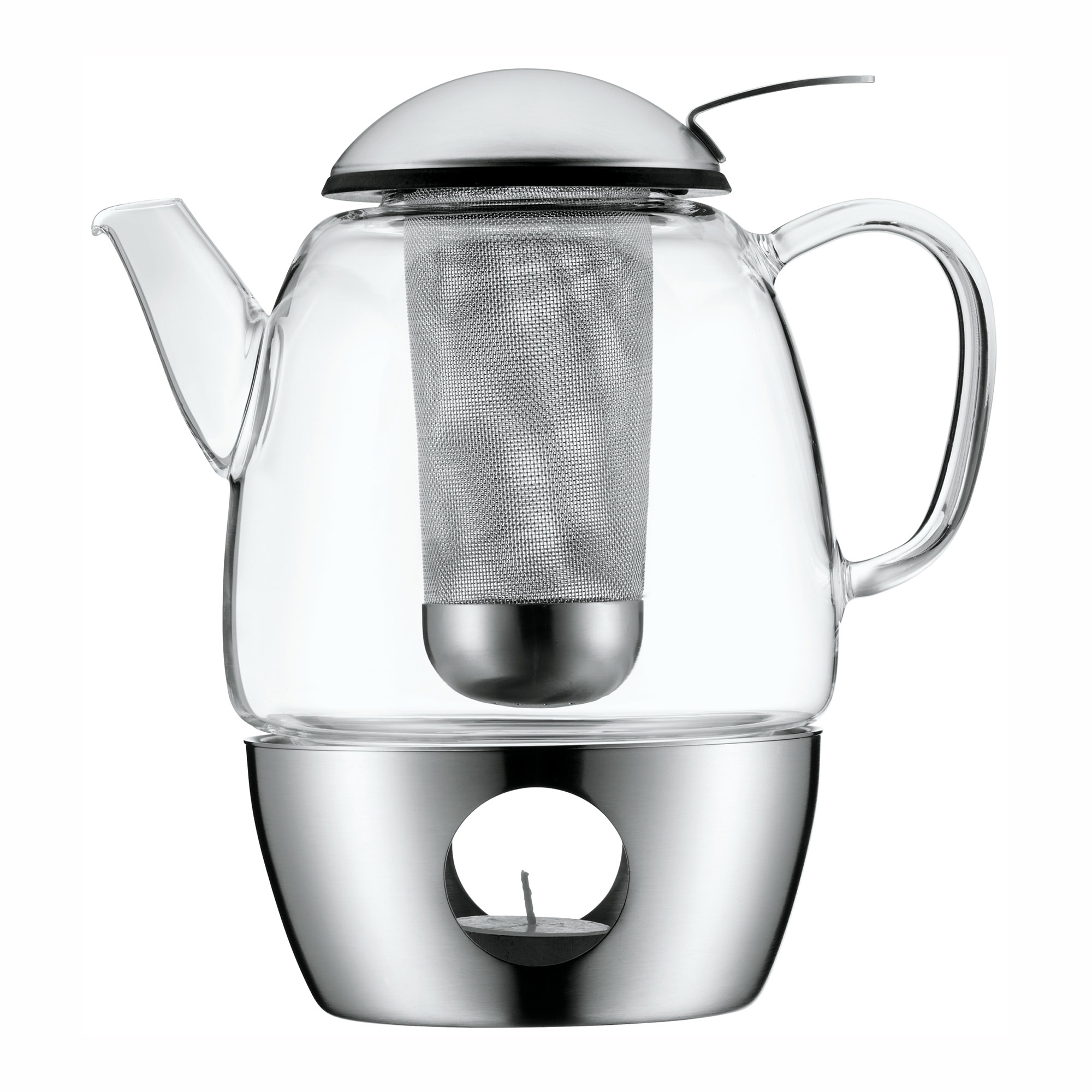 WMF Tee-Set SmarTea 3-teilig Teekanne, Teesieb und Stövchen