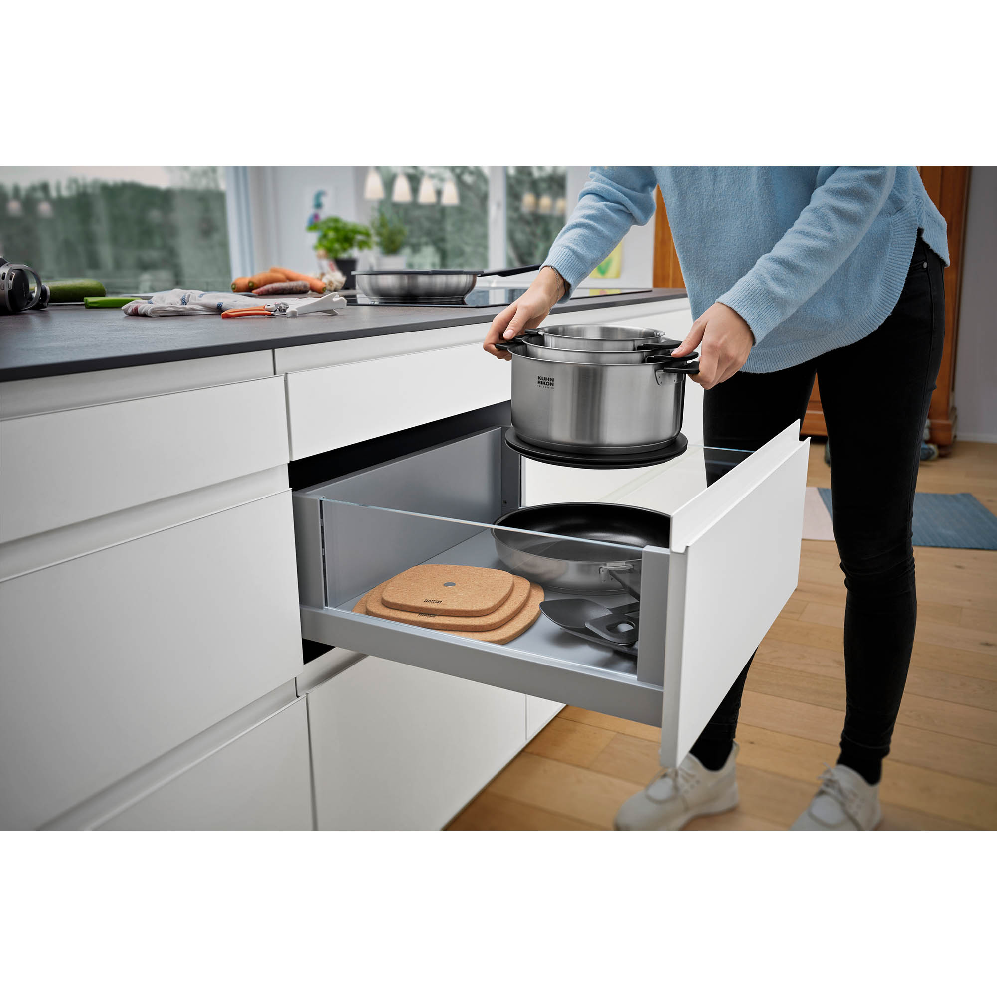 KUHN RIKON SMART & COMPACT saucepan 24 cm 5.0 litres INDUCTION