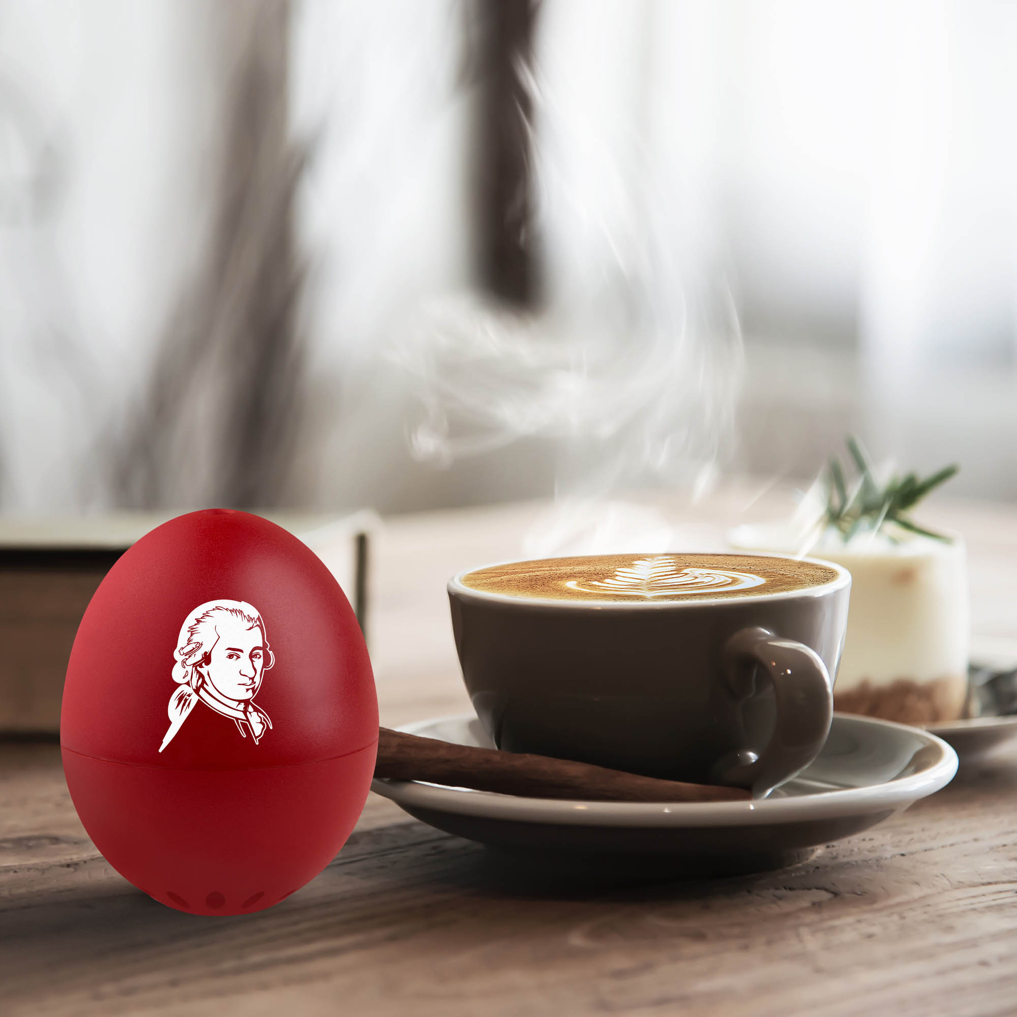 BRAINSTREAM PiepEi MOZART Eieruhr zum Mitkochen für 3 Härtegrade