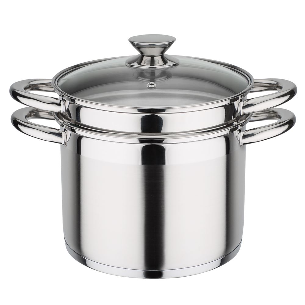 GSW Pastatopf / Nudeltopf TREVISO 22 cm 6,5 Liter mit Einsatz