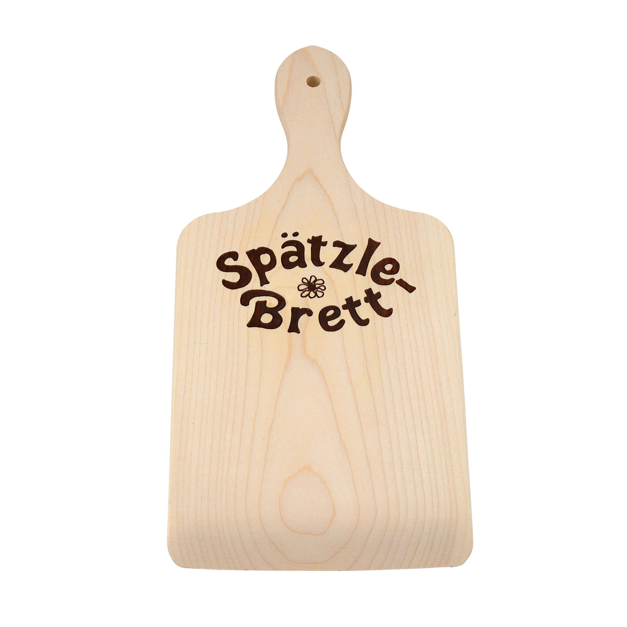 WEIS Spätzlebrett aus Ahornholz mit Edelstahl-Schaber