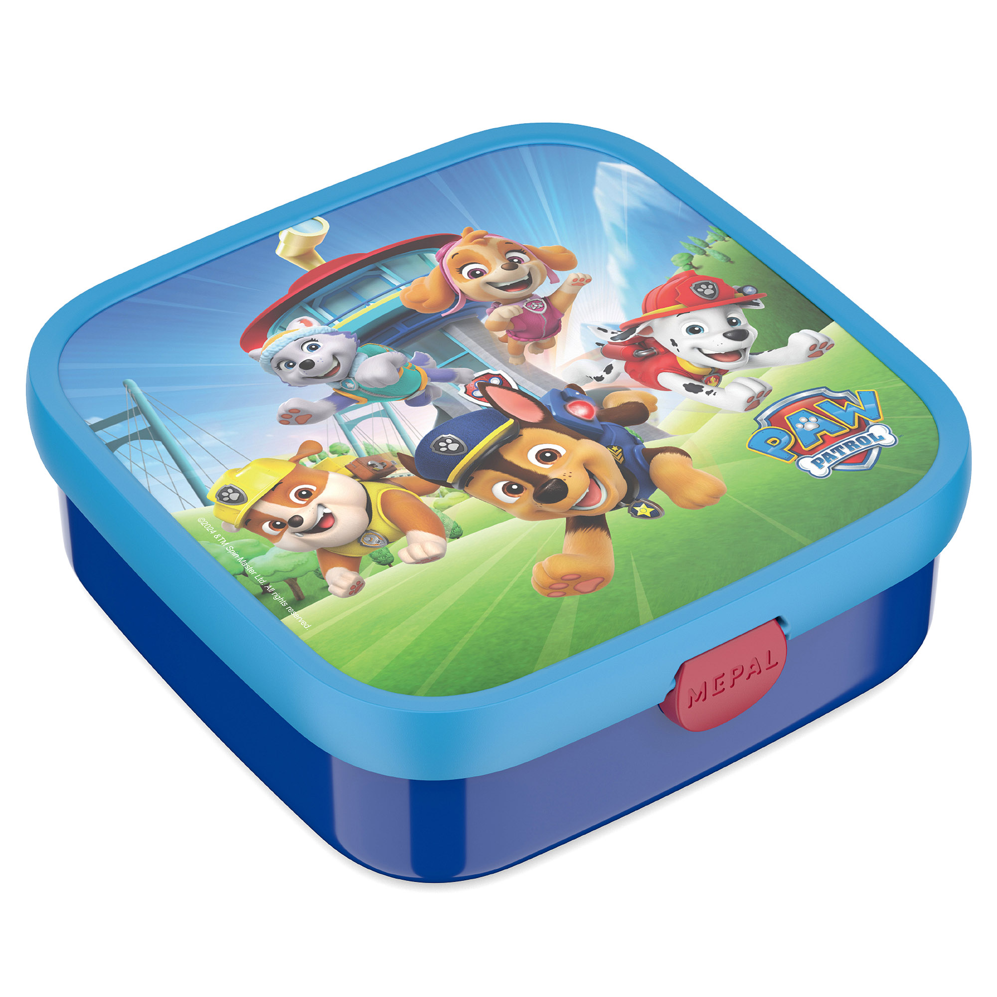 MEPAL Brotdose CAMPUS groß mit 2 Bento-Einsätzen 1,3 Liter Motiv Paw Patrol Pups