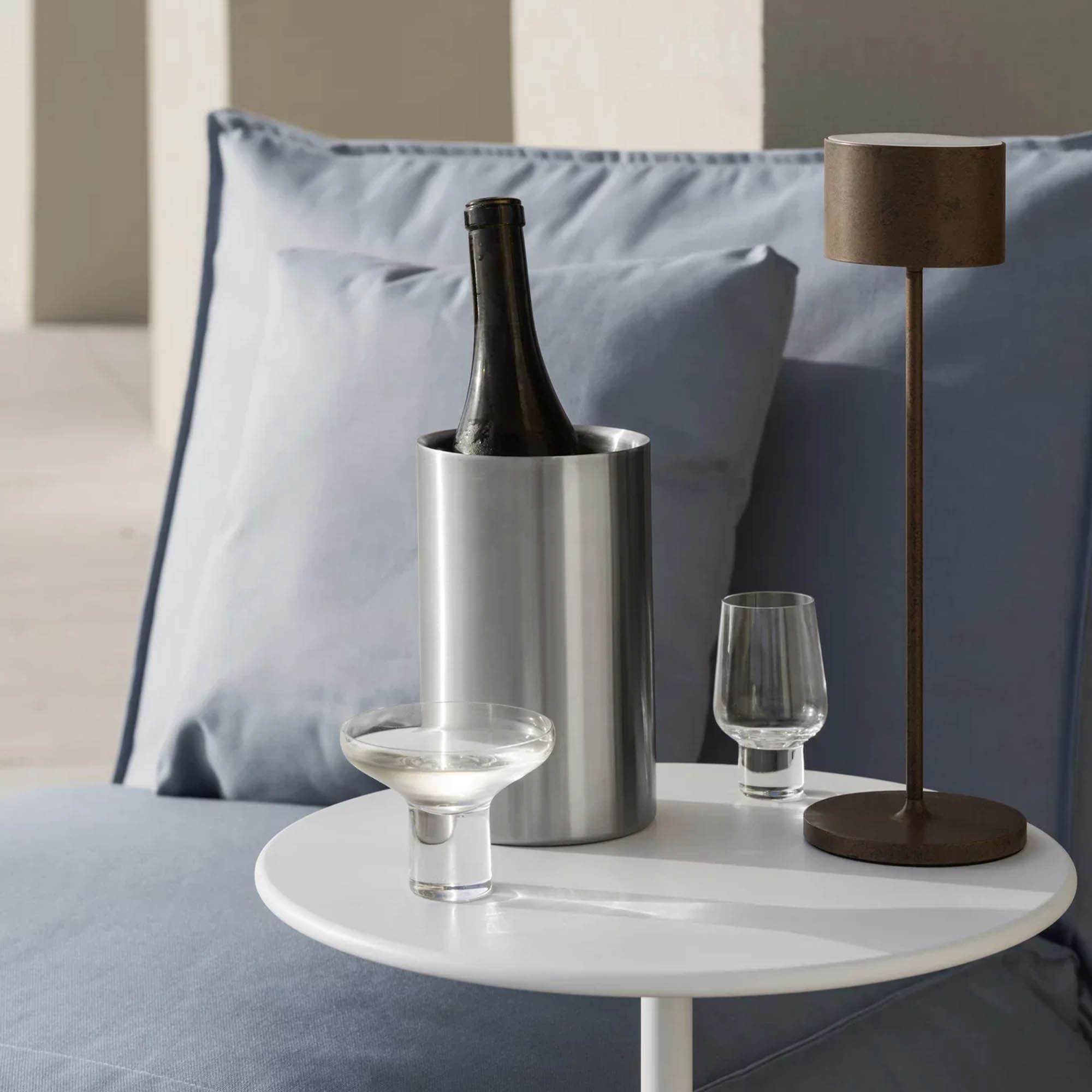 BLOMUS Flaschenkühler Weinkühler Champagnerkühler EASY Edelstahl mattiert