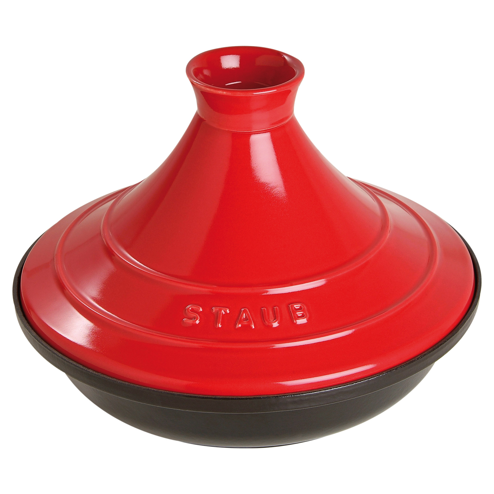 STAUB France Tajine 28 cm Gusseisen kirschrot
