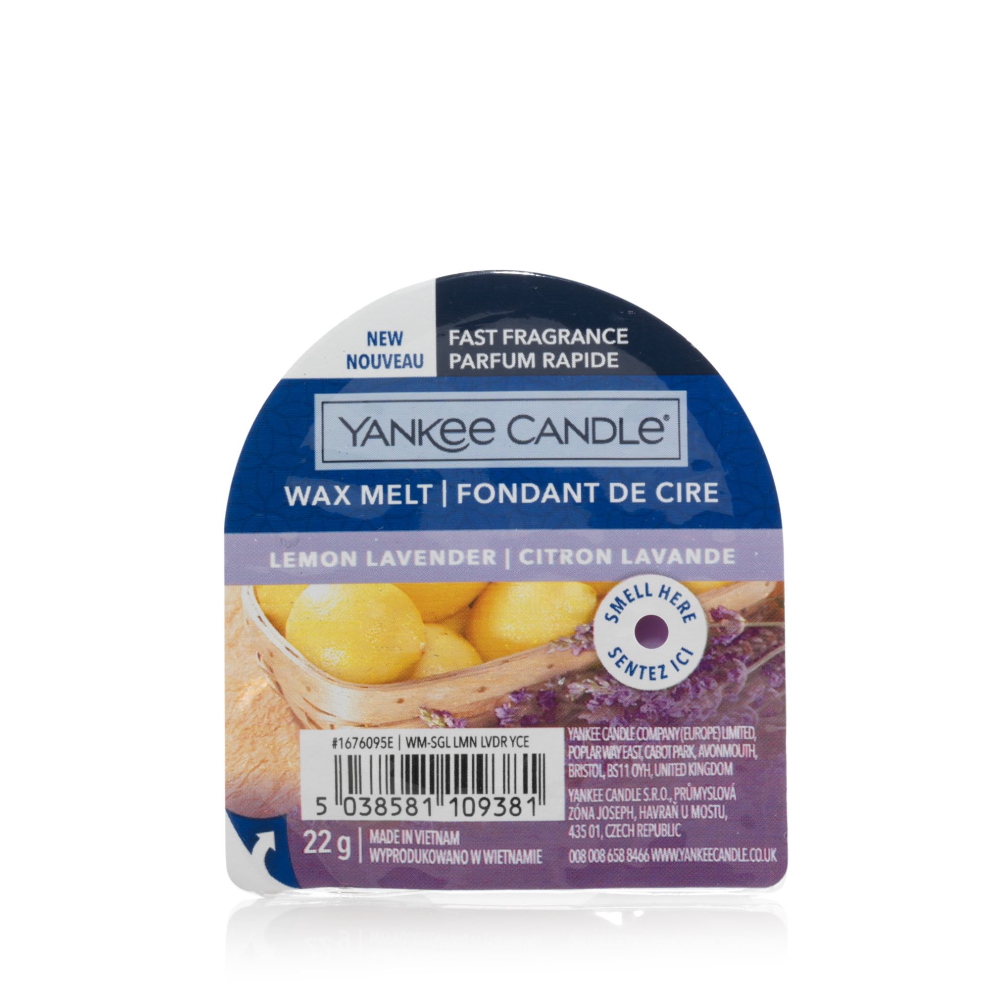 YANKEE CANDLE Wax Melt LEMON LAVENDER 22 g Duftwachs