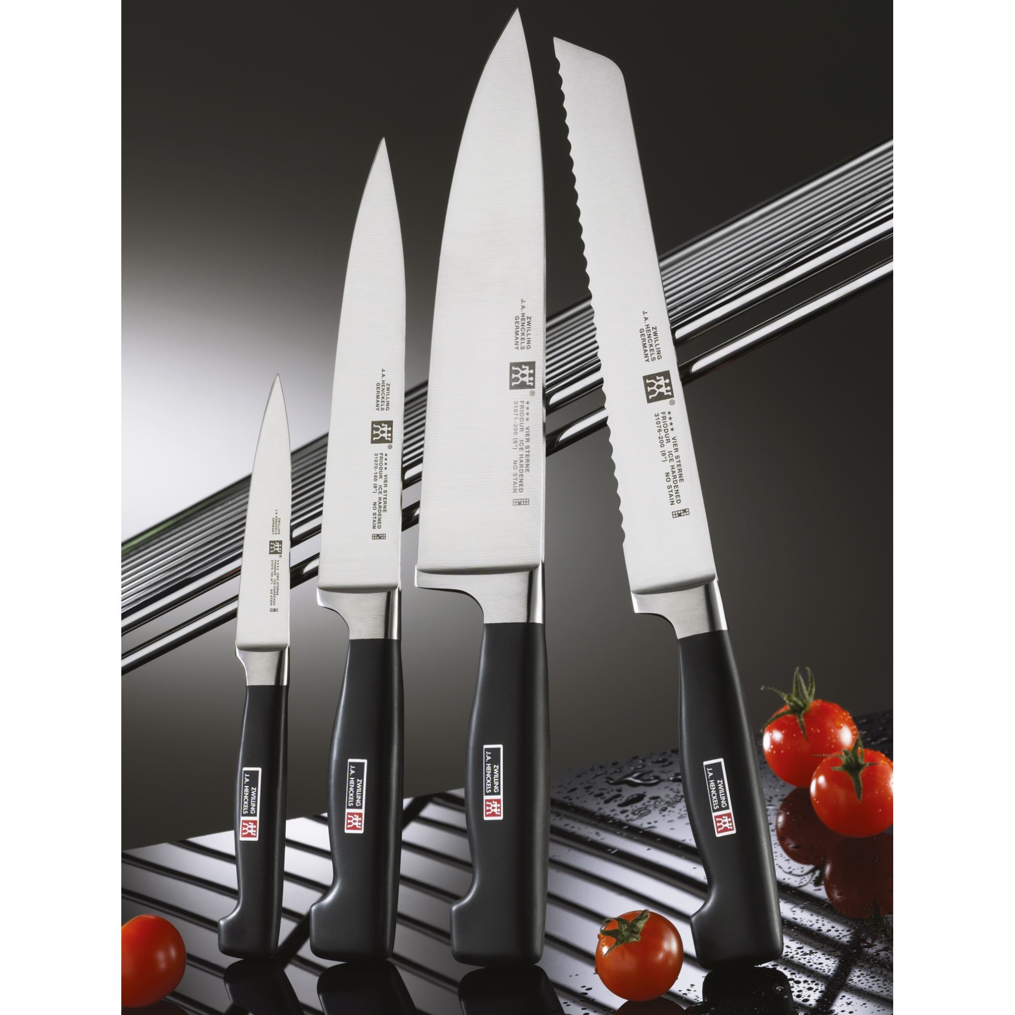 ZWILLING Messerserie VIER STERNE Wetzstahl 26 cm