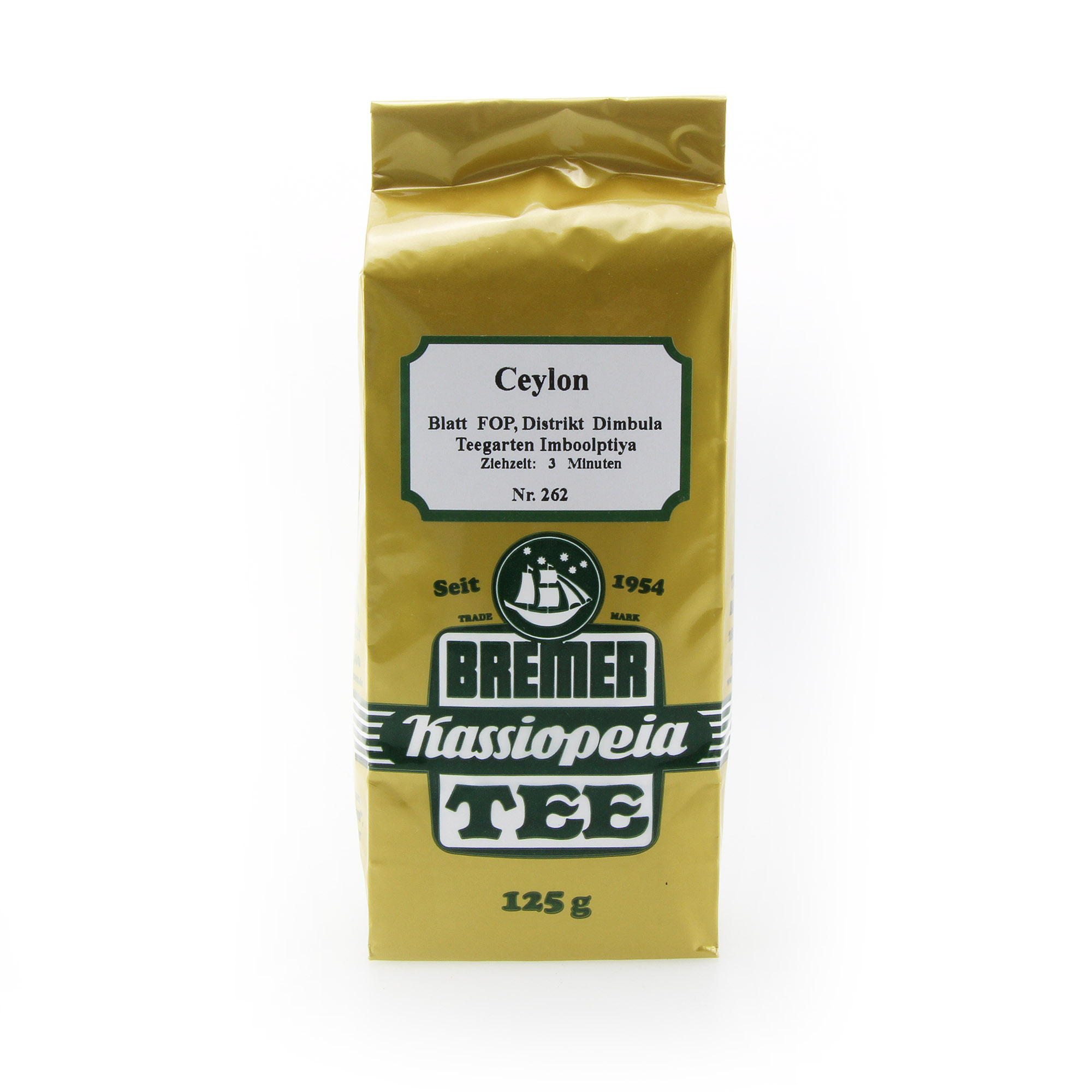 KASSIOPEIA Tee CEYLON FOP Distrikt Dimbula 125 g
