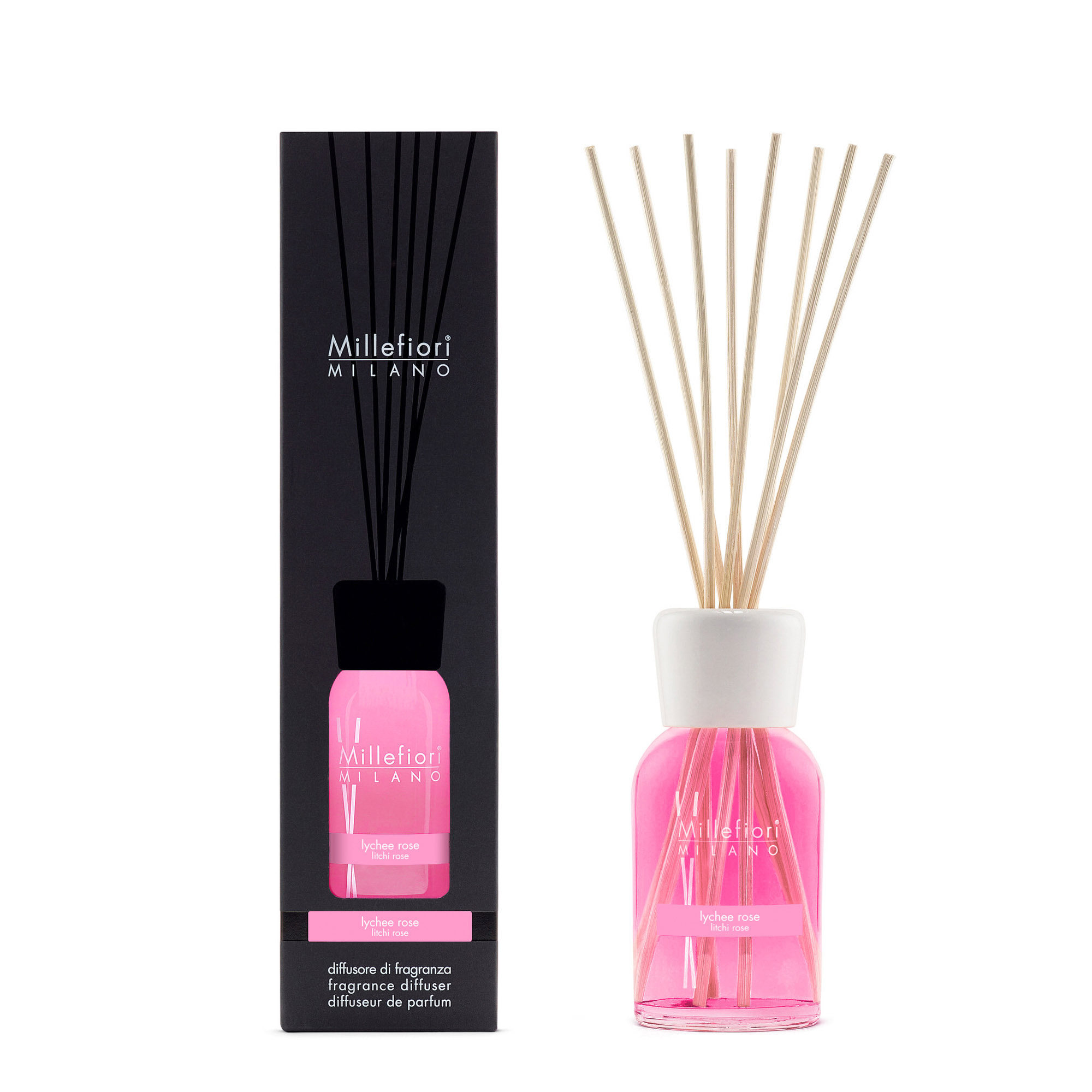 MILLEFIORI MILANO Raumduft Diffuser 250 ml LYCHEE ROSE