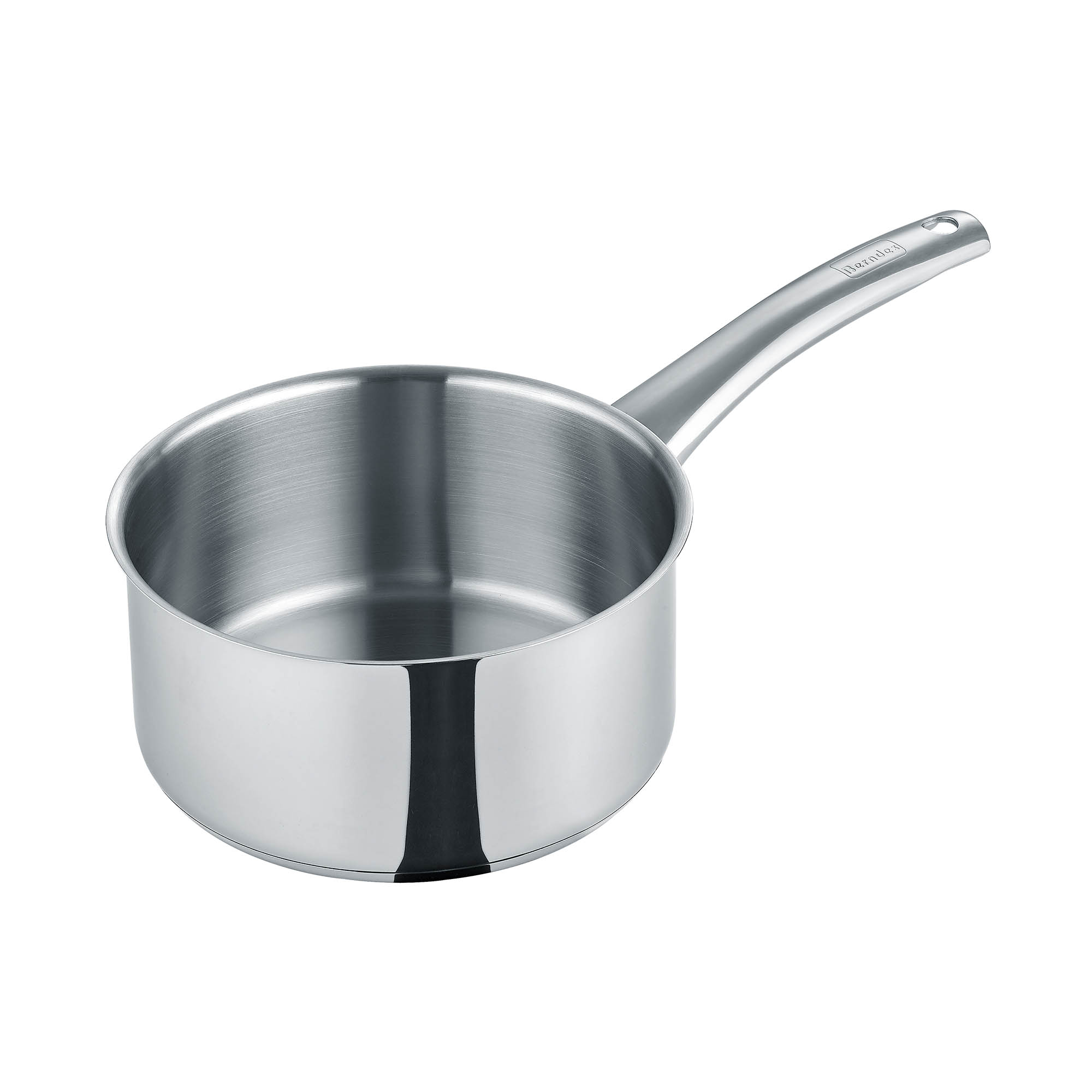 BERNDES Stieltopf Stielkasserolle B.BRILLIANT 20 cm 3,0 Liter mit Glasdeckel