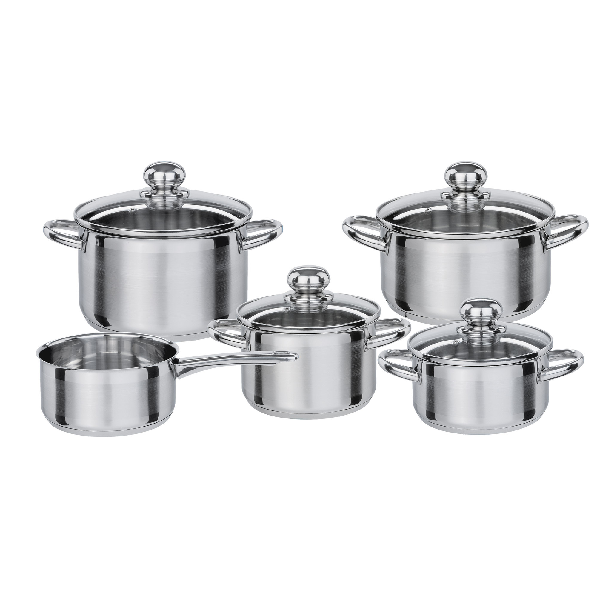 GSW Topfset SILVER STAR 5 teilig INDUKTION