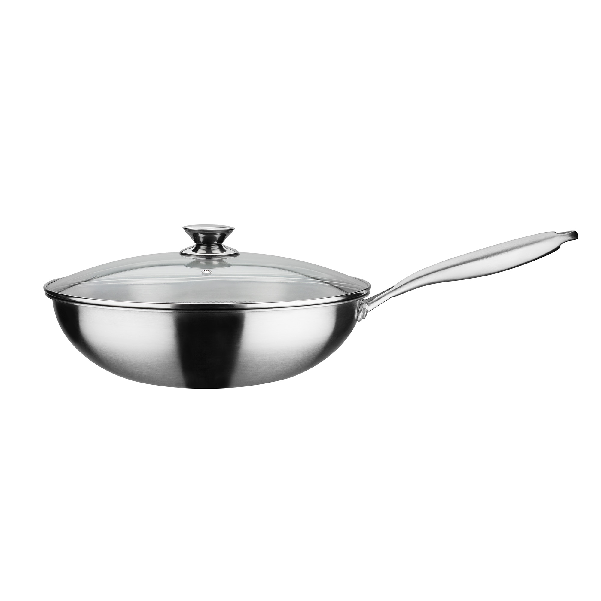 GSW Wok Asia, Edelstahl 18/8, Ø 32 cm, Induktion