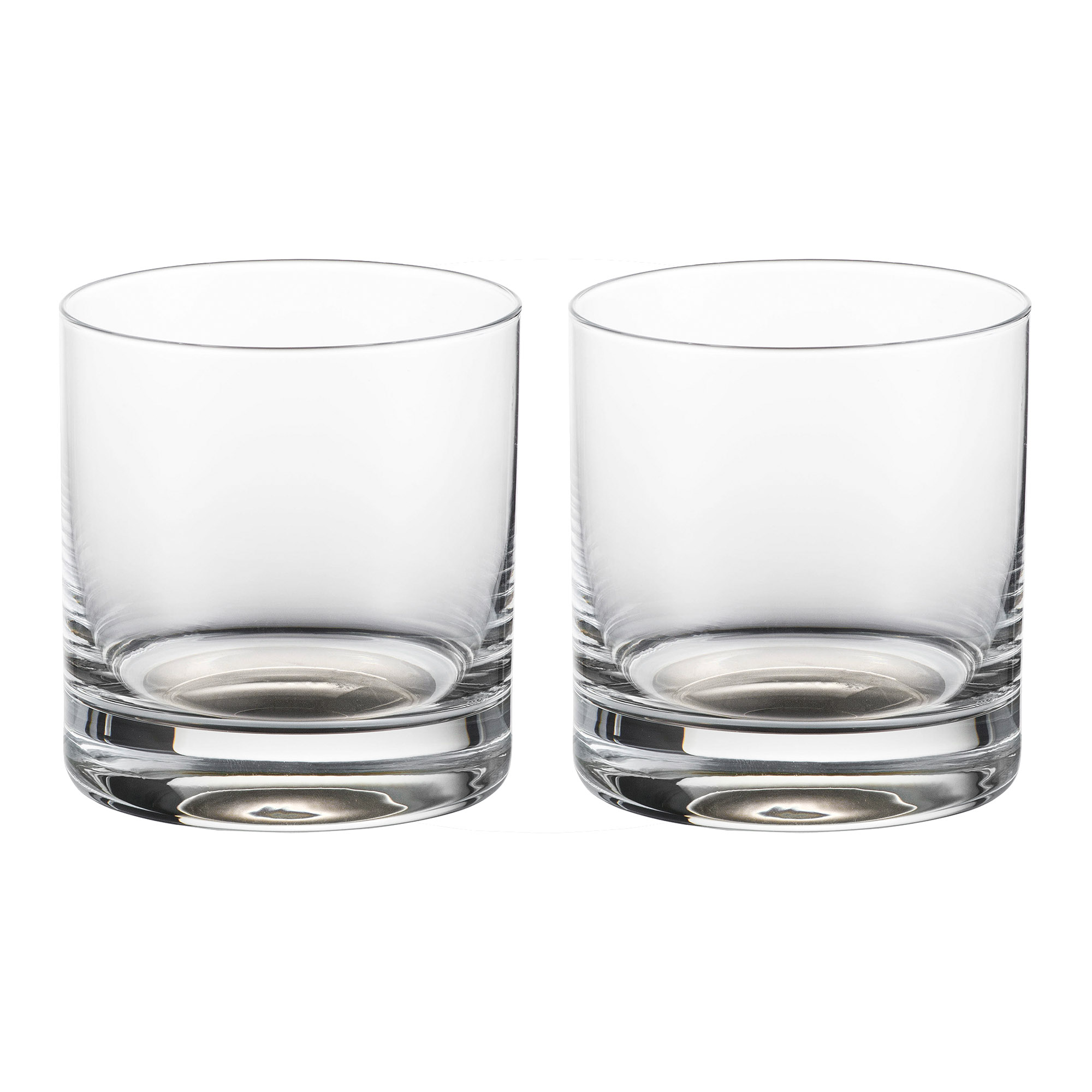 EISCH Whisky-Tumbler GENTLEMAN PLATIN 2 Stück in Geschenkröhre Inhalt je 400 ml