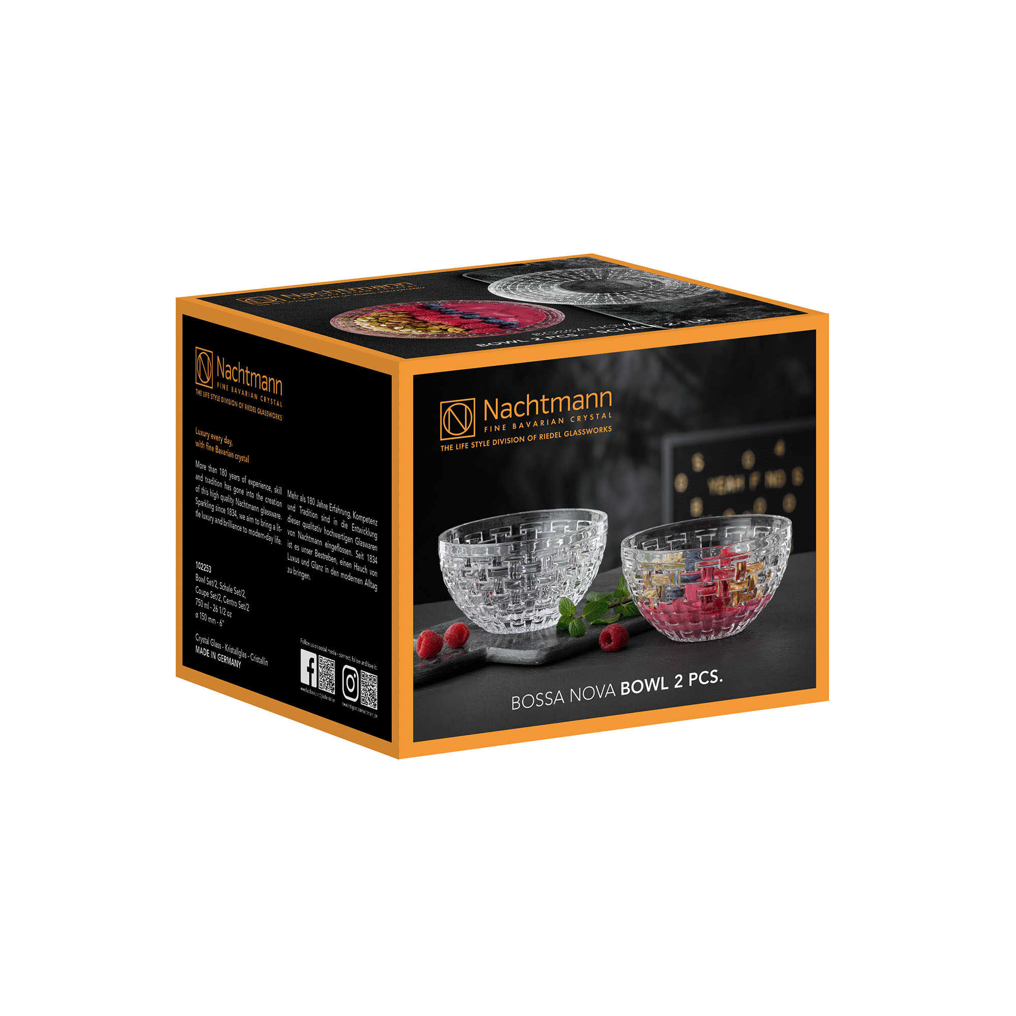 NACHTMANN Serie Bossa Nova Schale 15 cm 2 Stück Salatschale Dessertschale