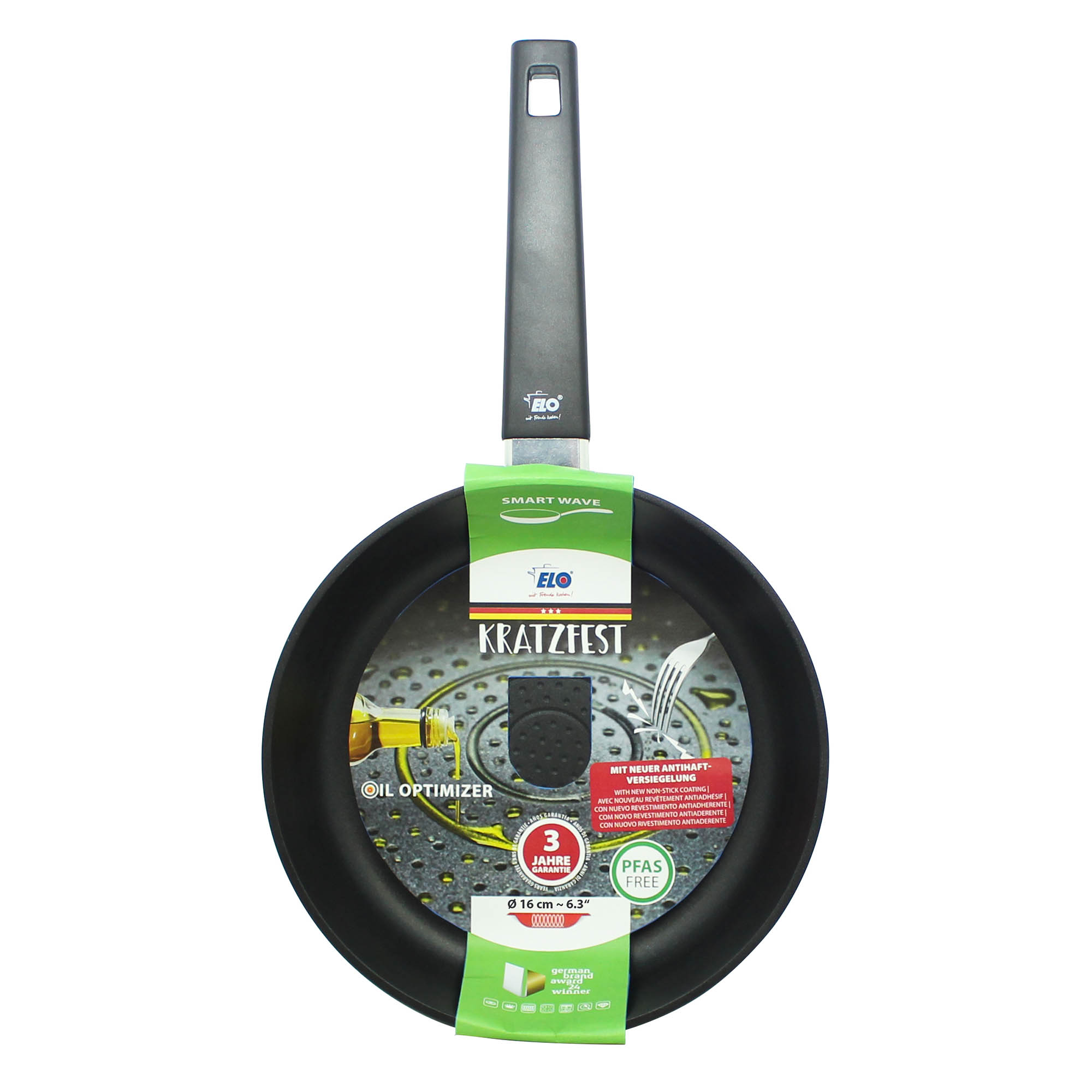 ELO SMART WAVE frying pan 16 cm PFAS-free non-stick coating INDUCTION