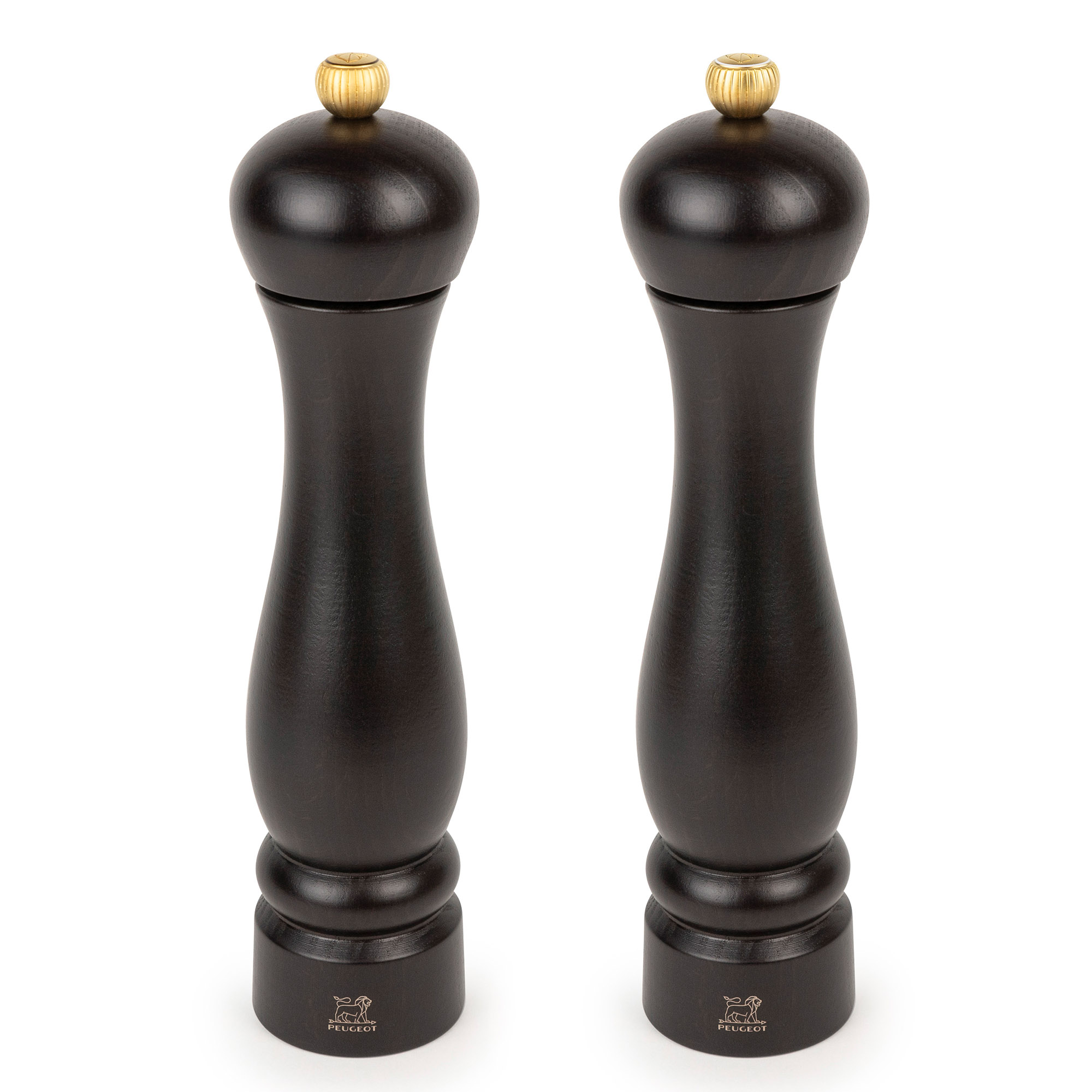PEUGEOT 2er-Set CLERMONT DUO Salz- und Pfeffermühle 24 cm schokolade Zirlion
