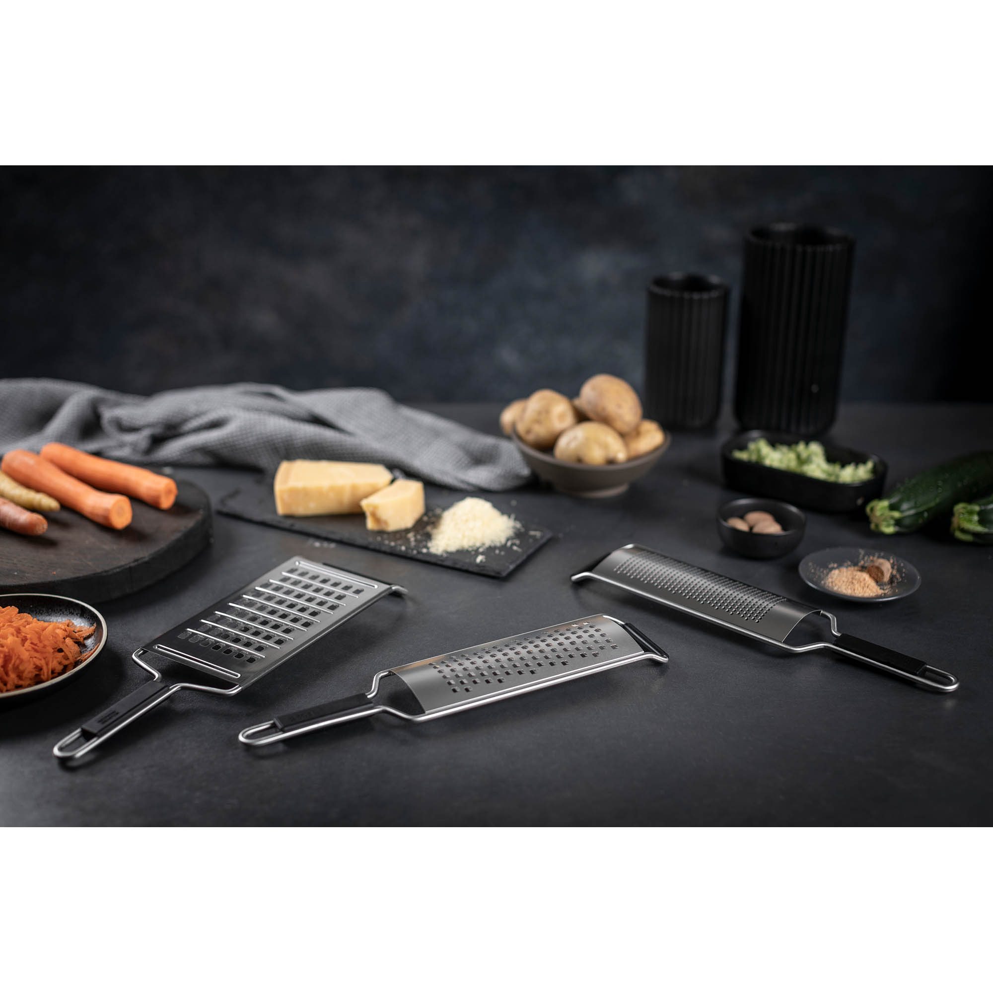 KUHN RIKON Allzweck-Reibe ESSENTIAL medium