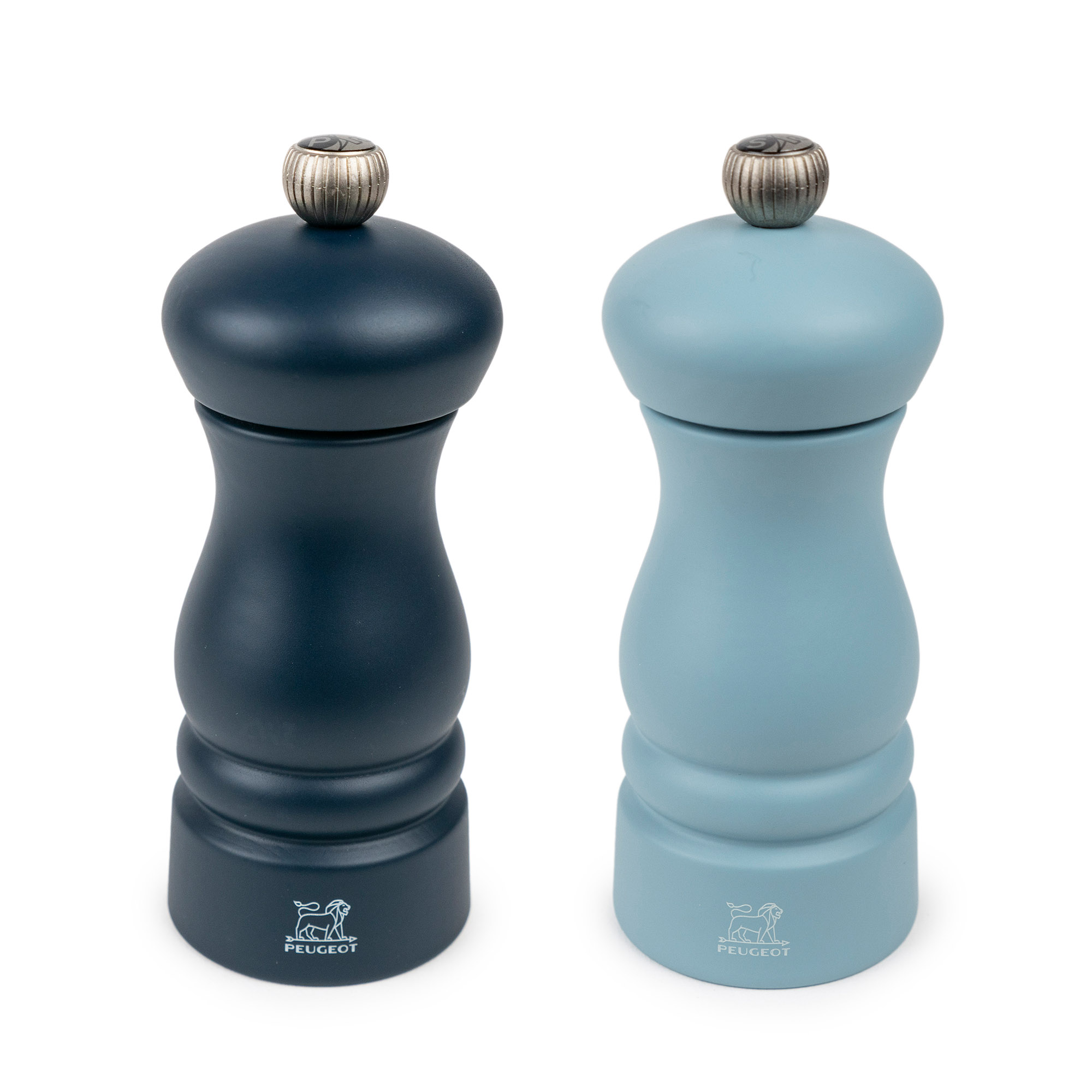 PEUGEOT 2er-Set CLERMONT DUO Salz- + Pfeffermühle 13 cm nacht-/azurblau Zirlion