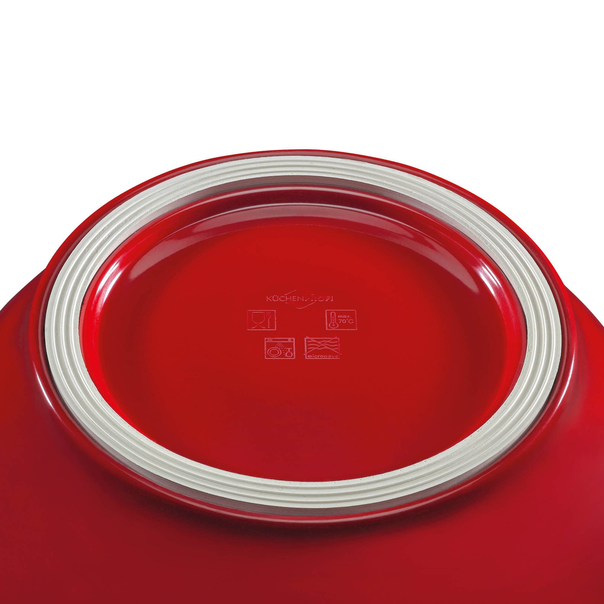 KÜCHENPROFI batter bowl BAKE Melanin mixing bowl 4 litres red