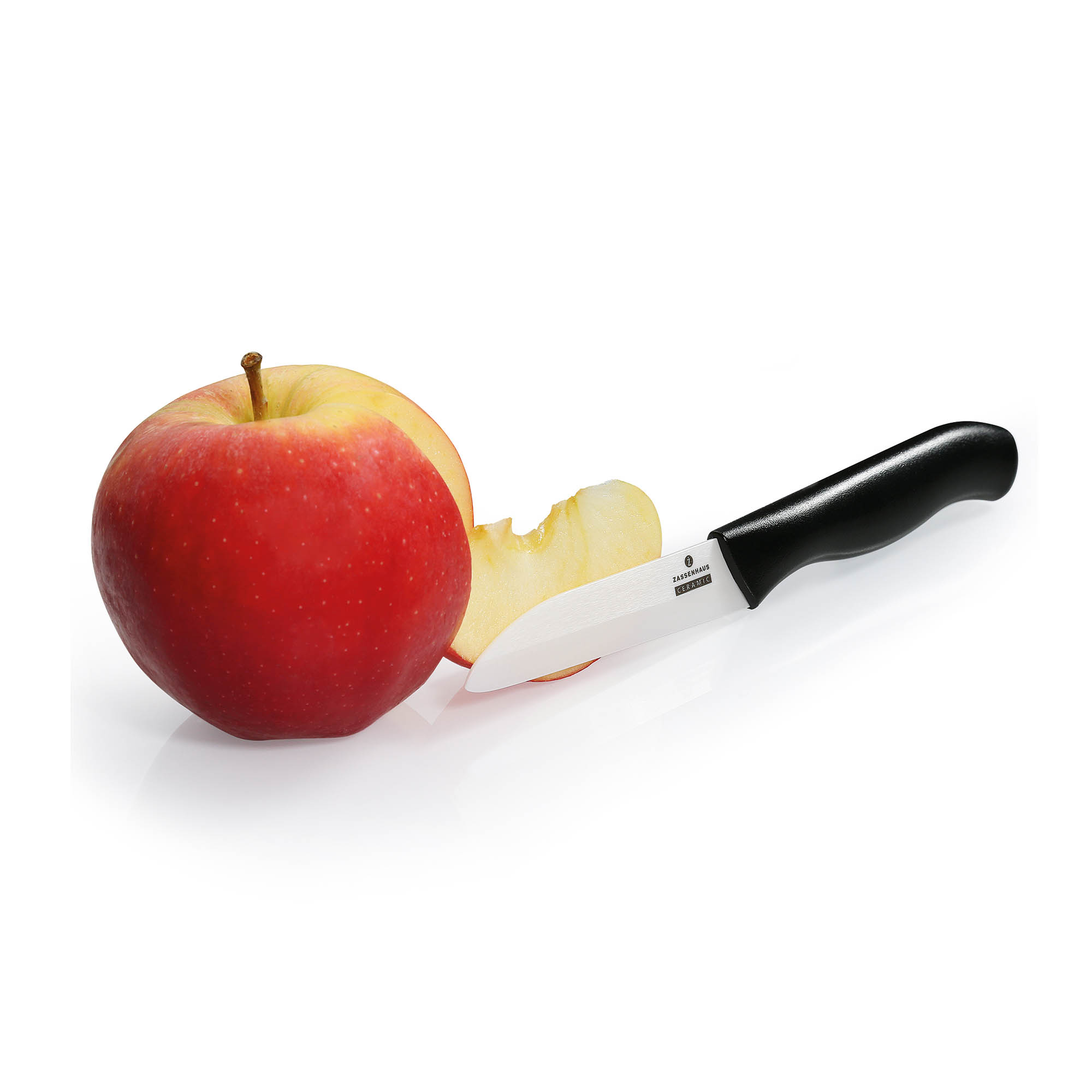 ZASSENHAUS Obstmesser CERAPLUS mit Klinge aus Zirkonia-Keramik 7,5 cm