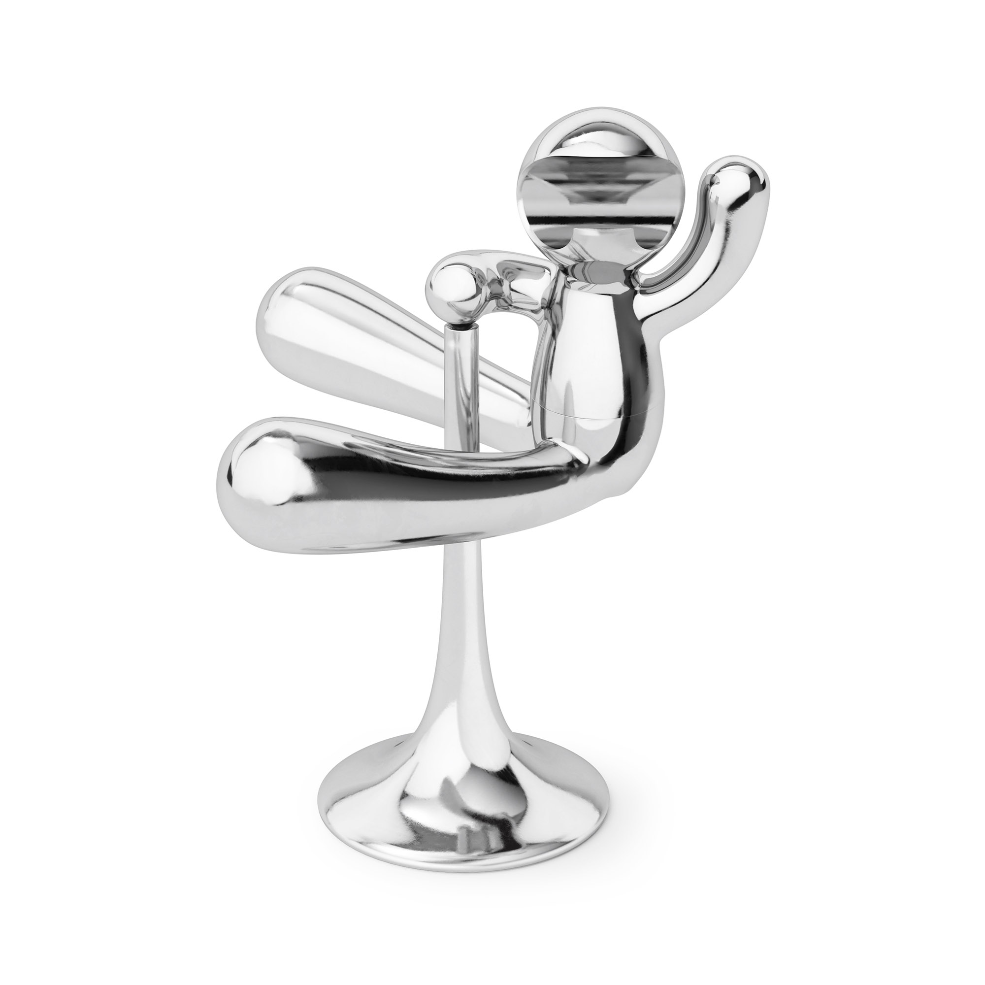 UMBRA Design-Flaschenöffner RODEO BUDDY verchromt