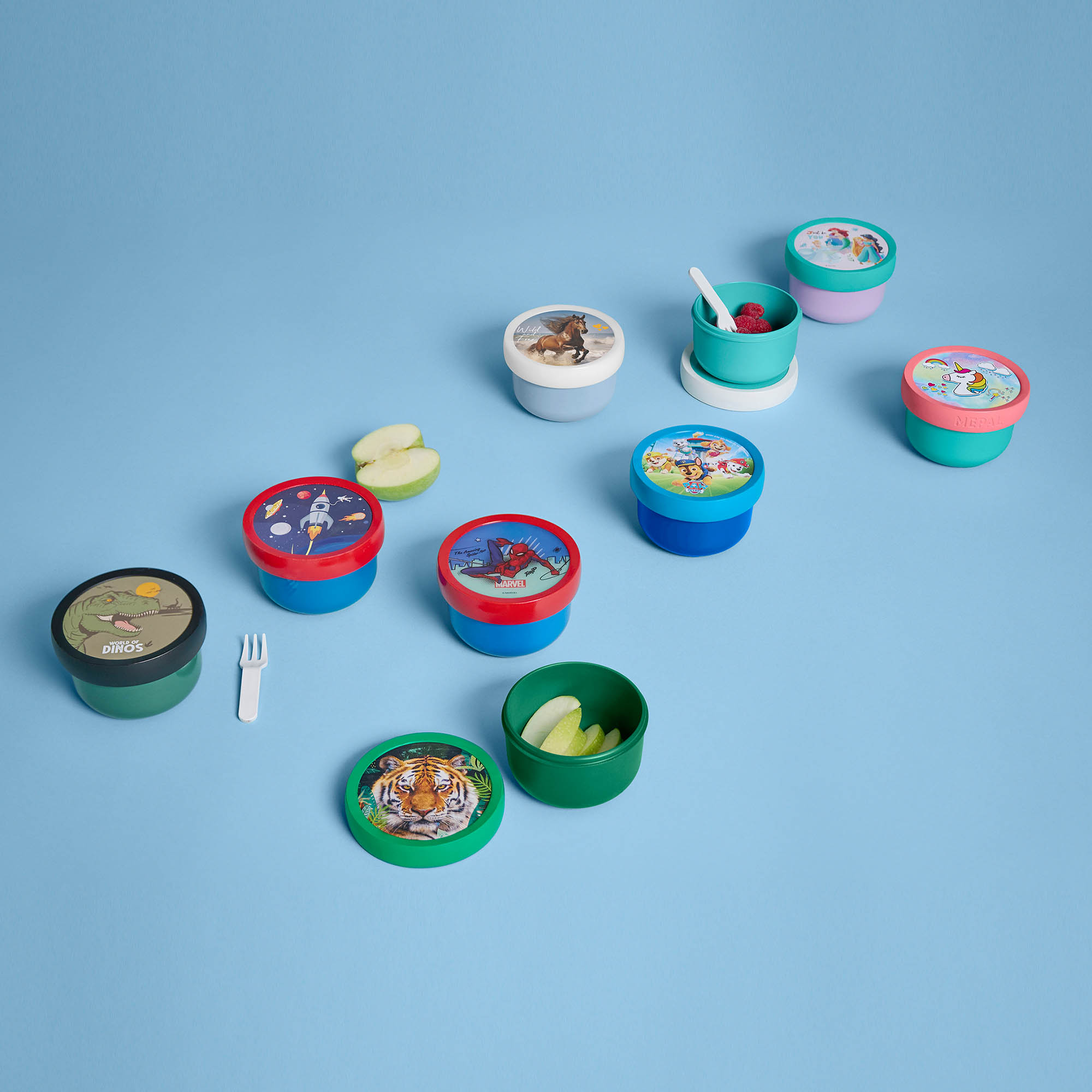 MEPAL fruit box for children CAMPUS snack box 0.3 litre BARBIE motif