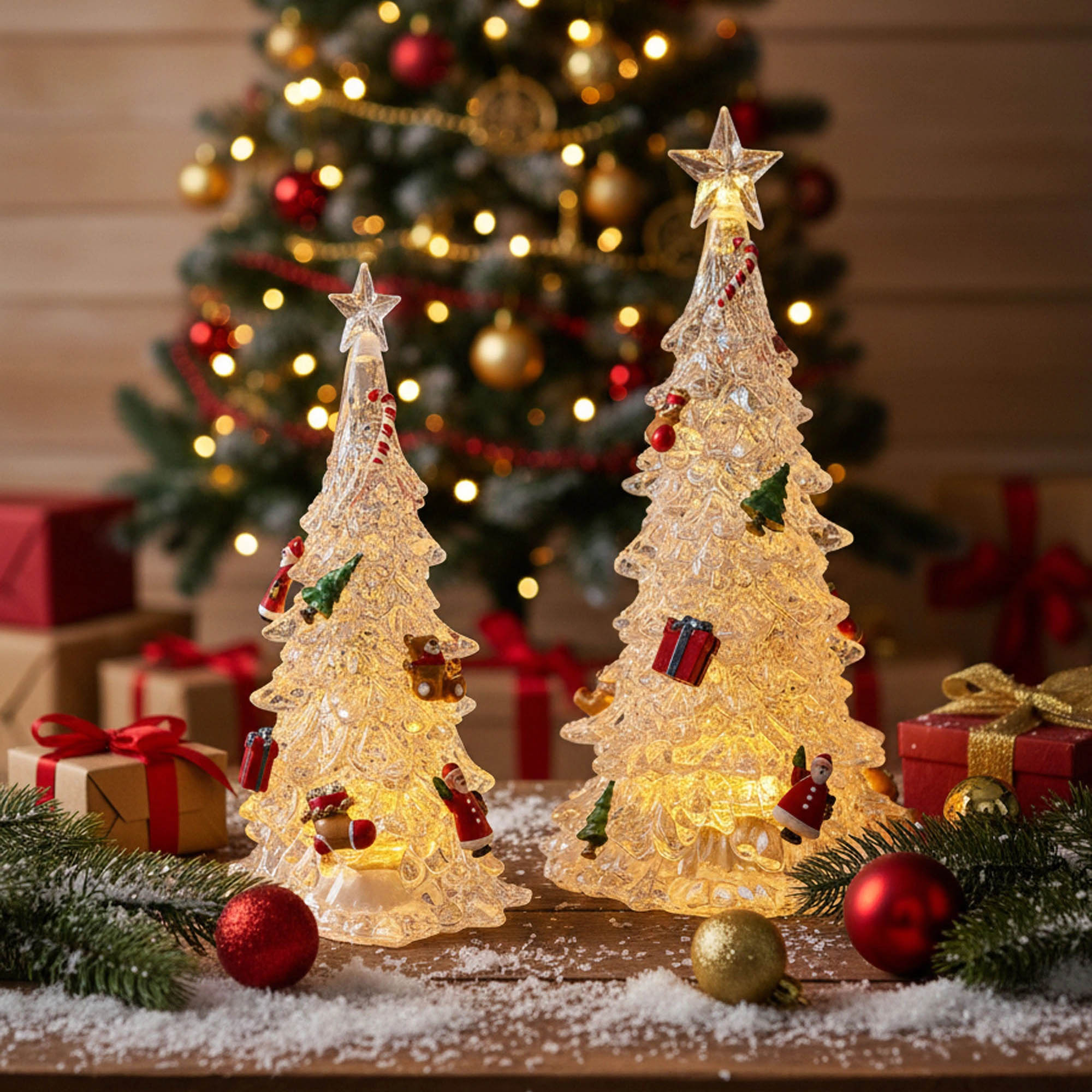VILLEROY & BOCH LED-Tischleuchte RAVELLO TOY'S DELIGHT 30,5 cm Weihnachtsdeko
