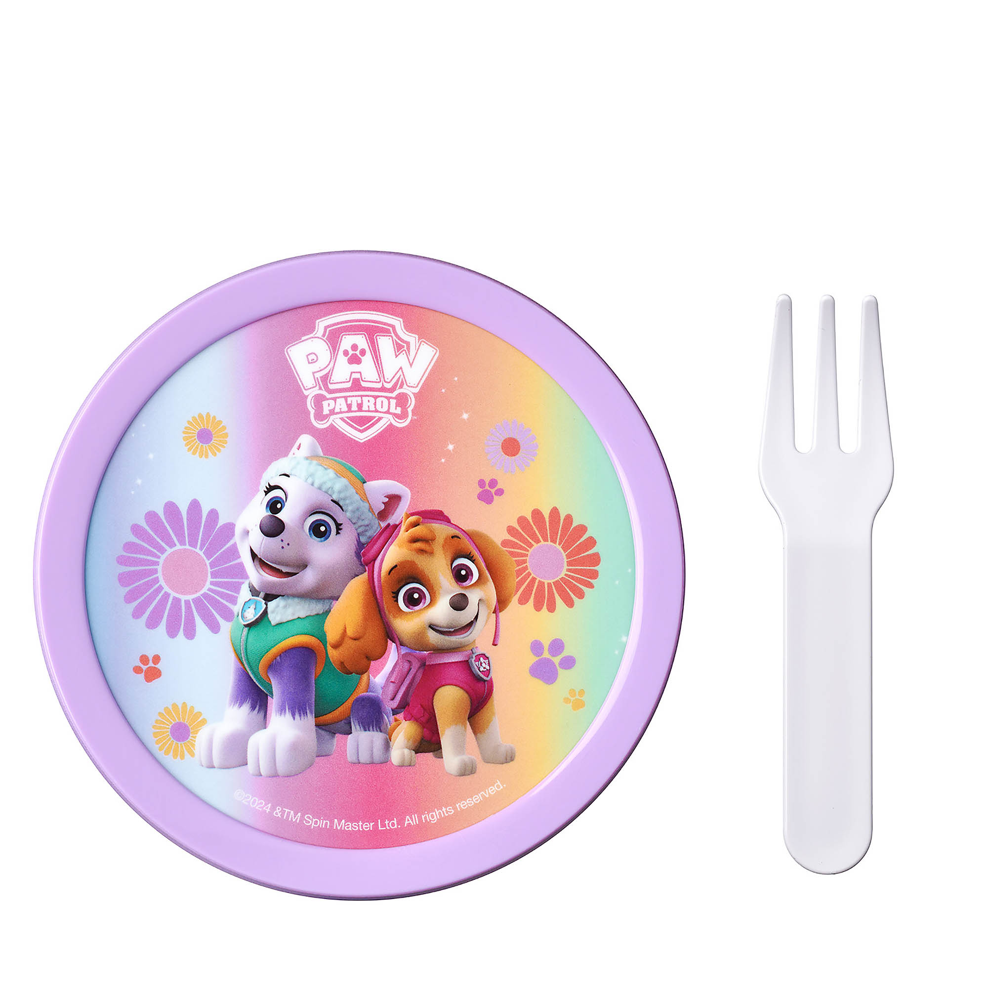 MEPAL Fruchtbox für Kinder CAMPUS Snackbox 0,3 Liter Motiv Paw Patrol Girls