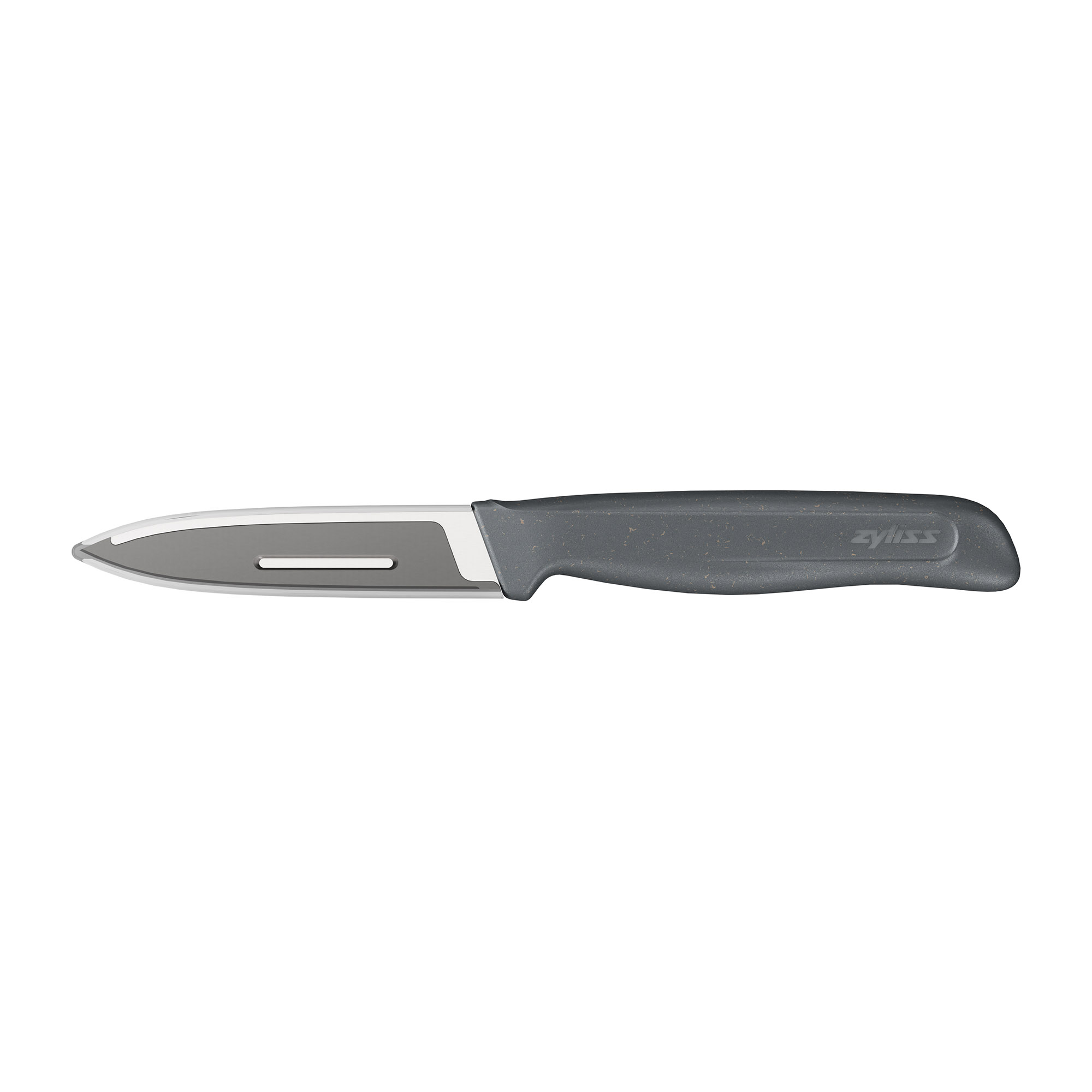 ZYLISS Rüstmesser 9 cm Klingenlänge, Griff aus Weizenstroh-Kunststoff