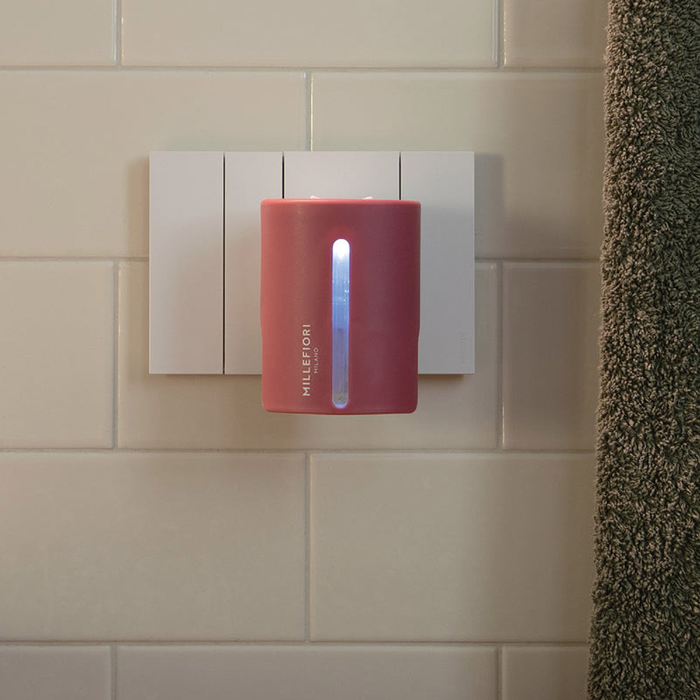 MILLEFIORI elektrischer Diffusor mit LED-Licht Grundeinheit ohne Duft malve