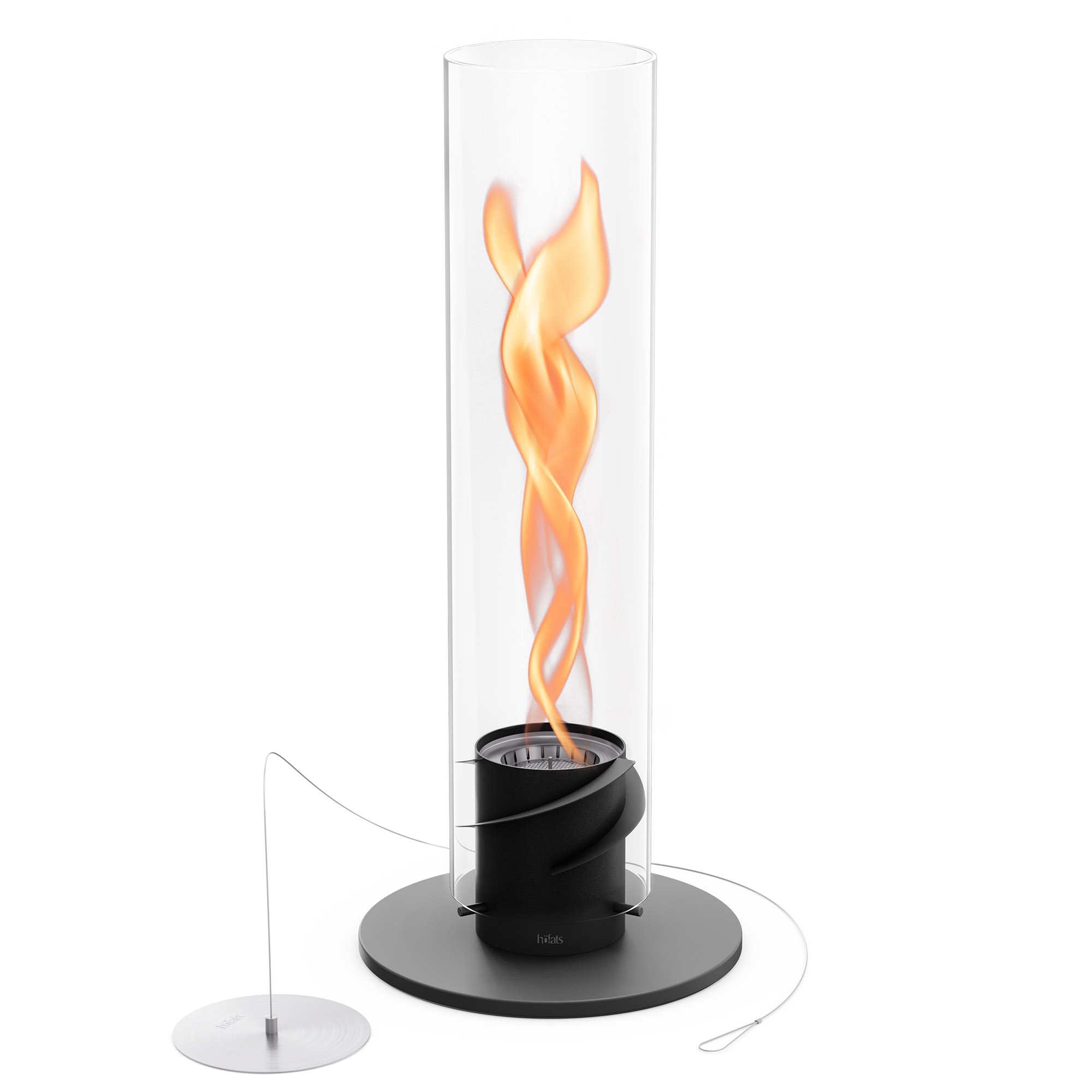 HÖFATS Tischfeuer SPIN classic 1200 mit Bio-Burner schwarz