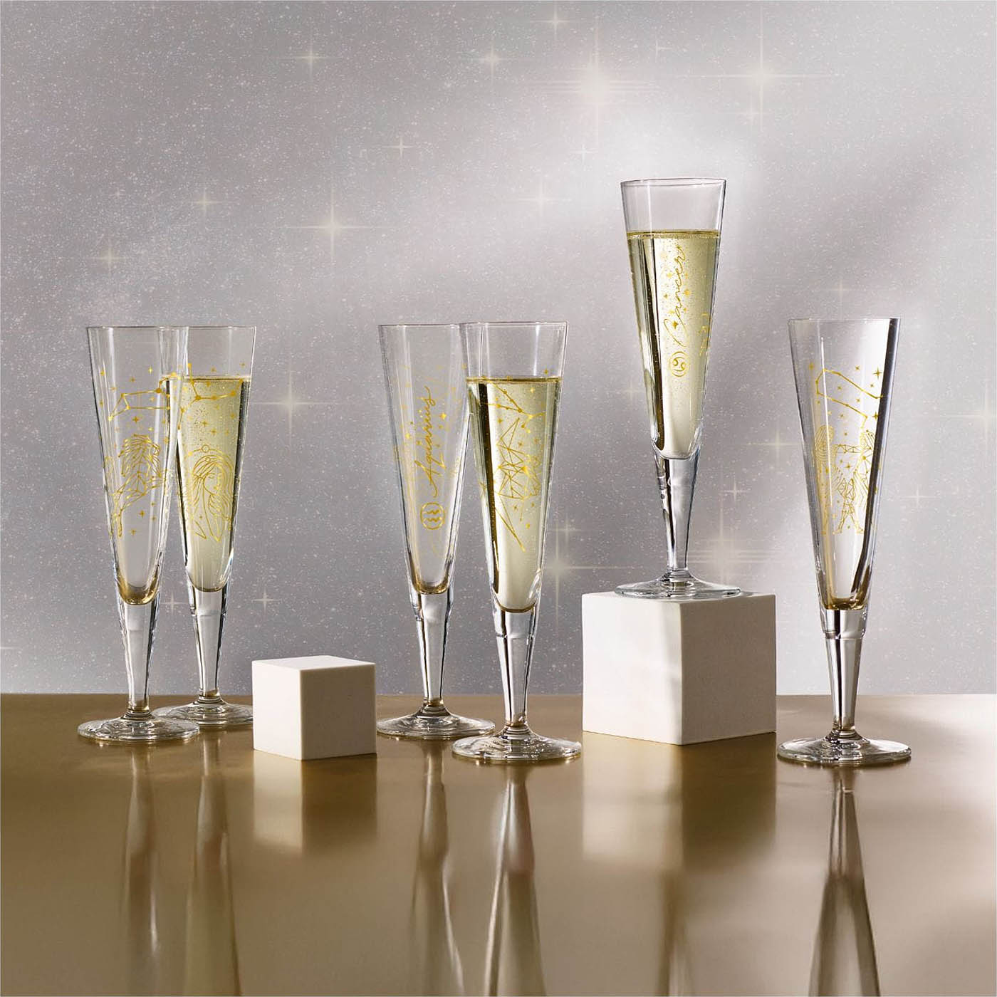 RITZENHOFF Champagne glass ASTRO # 3 - Crab Contents 205 ml