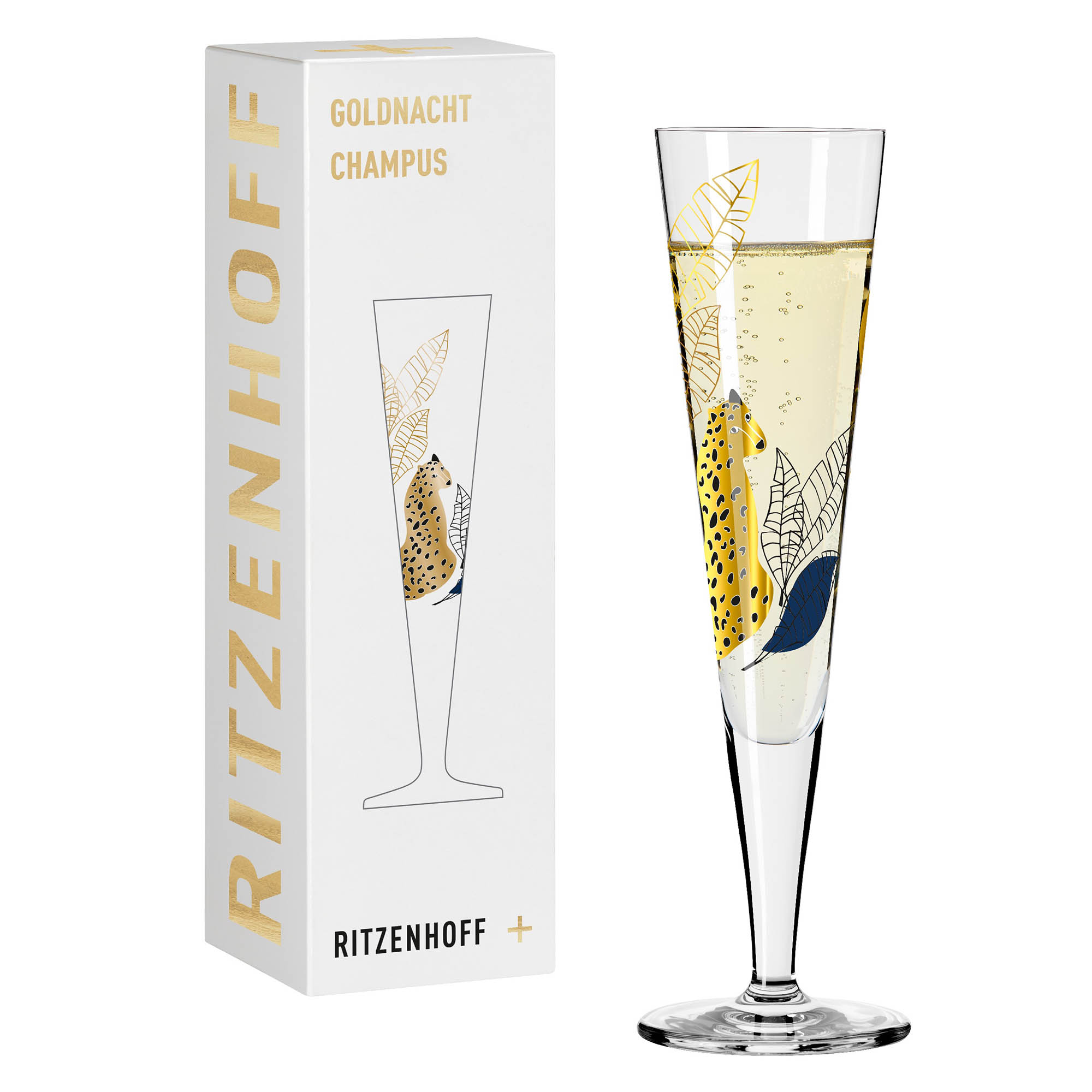 RITZENHOFF Champagne glass GOLDNACHT No 33 Contents 205 ml