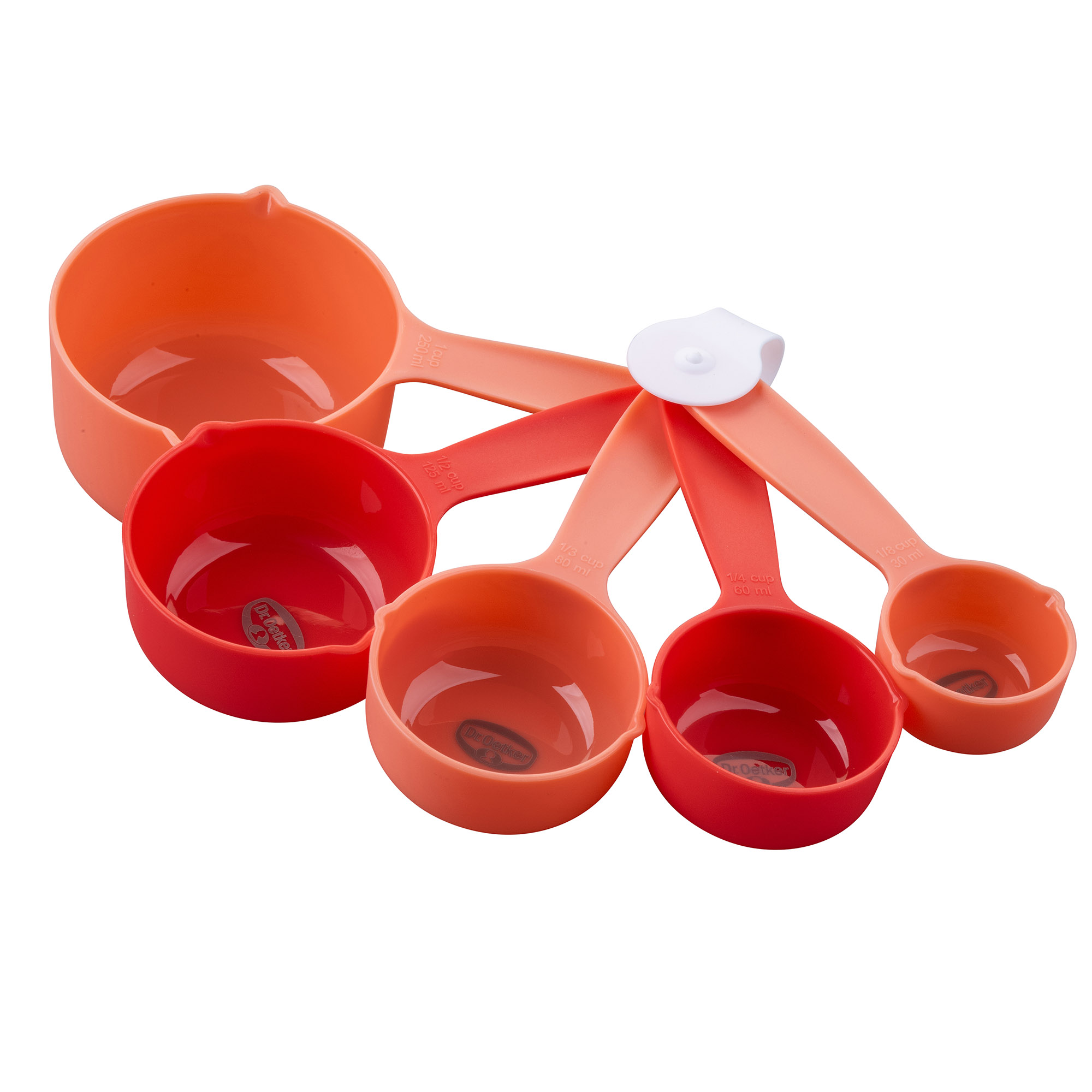 DR.OETKER Messlöffel-Set Messbecher-Set mit 5 Größen 30 ml bis 250 ml
