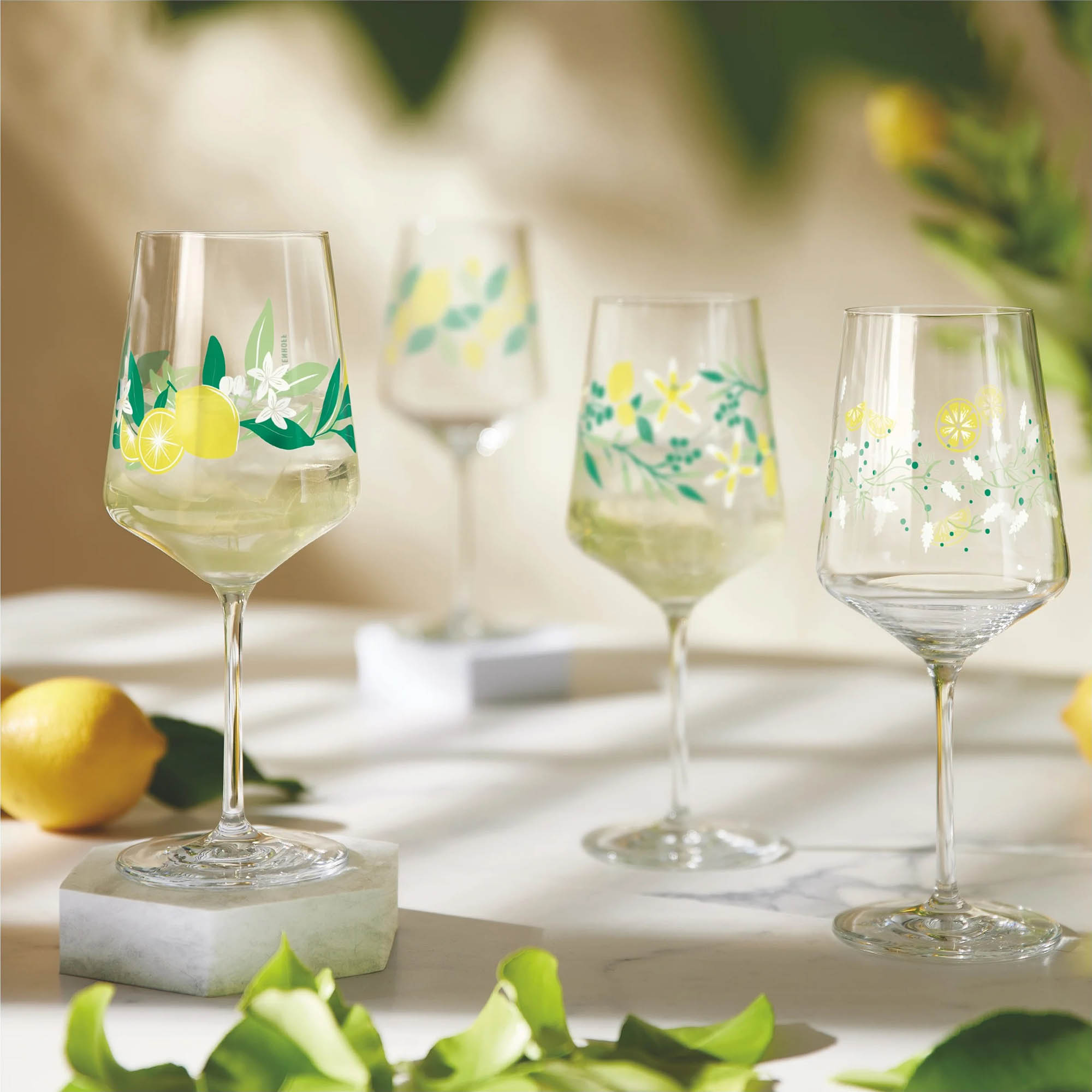 RITZENHOFF Aperitif-Glas SOMMERTAU F24 Limoncello Hugo 4er Set Inhalt je 544 ml