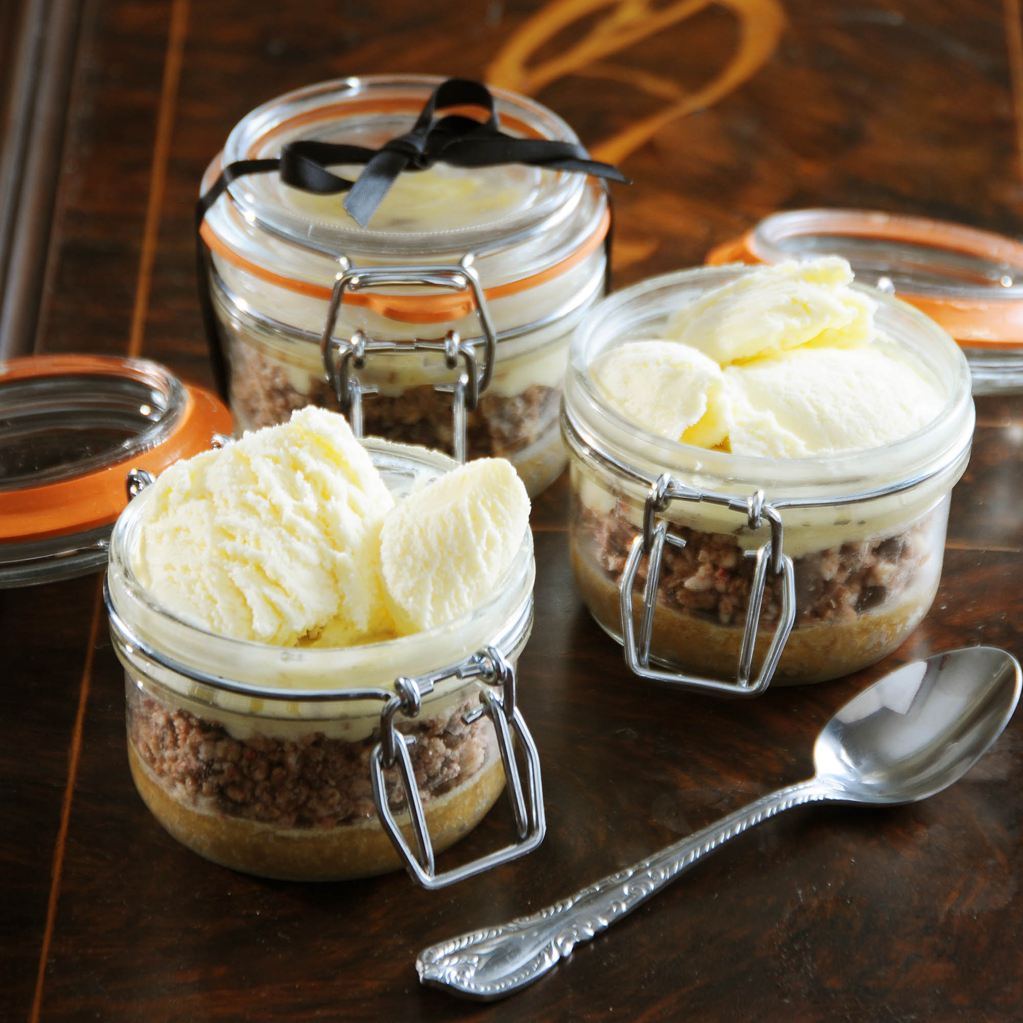 KILNER round swing-top jar, 0.125 litre, storage jar, spice jar