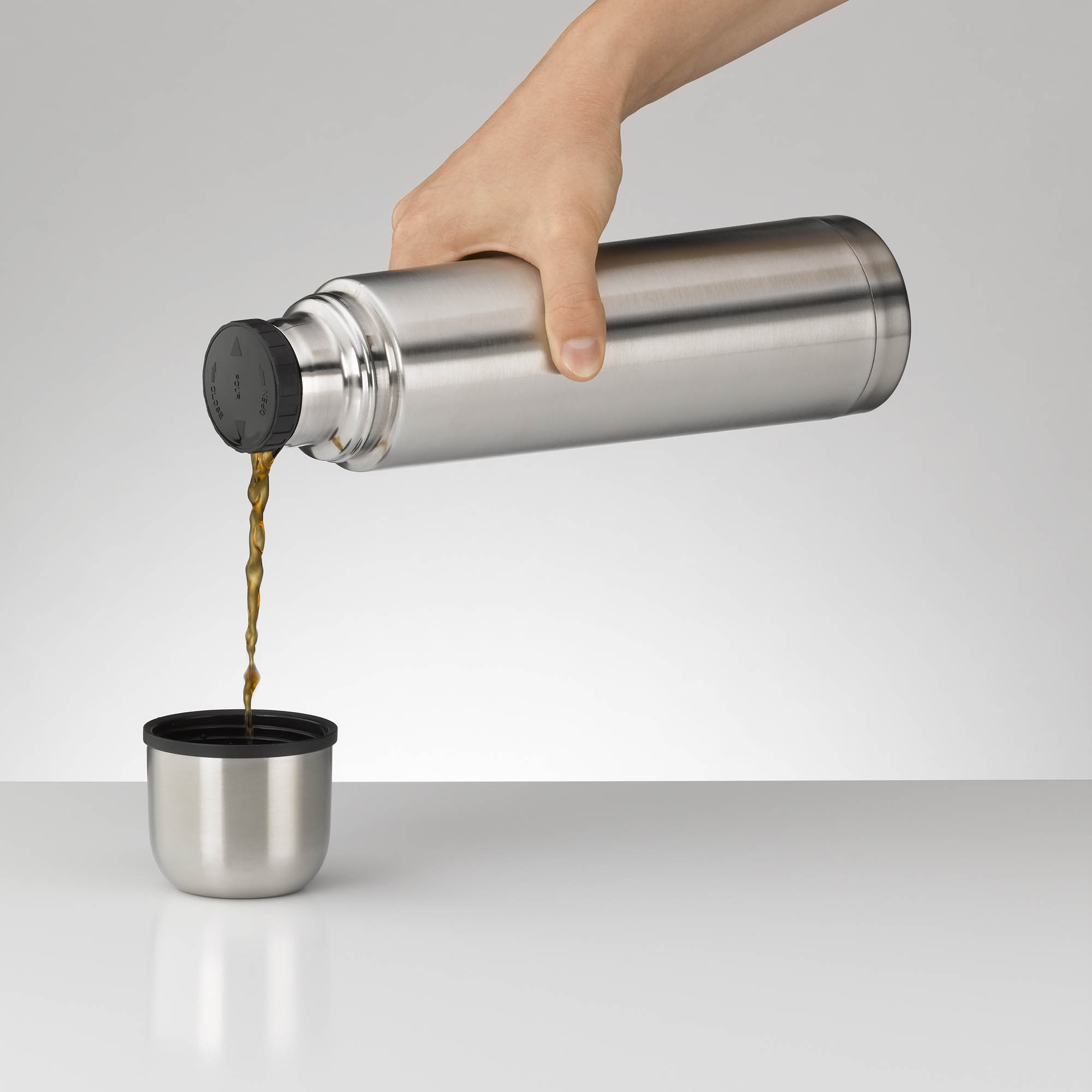 ALFI vacuum flask ISOTHERM ECO 0.75 litre stainless steel matt with screw cap