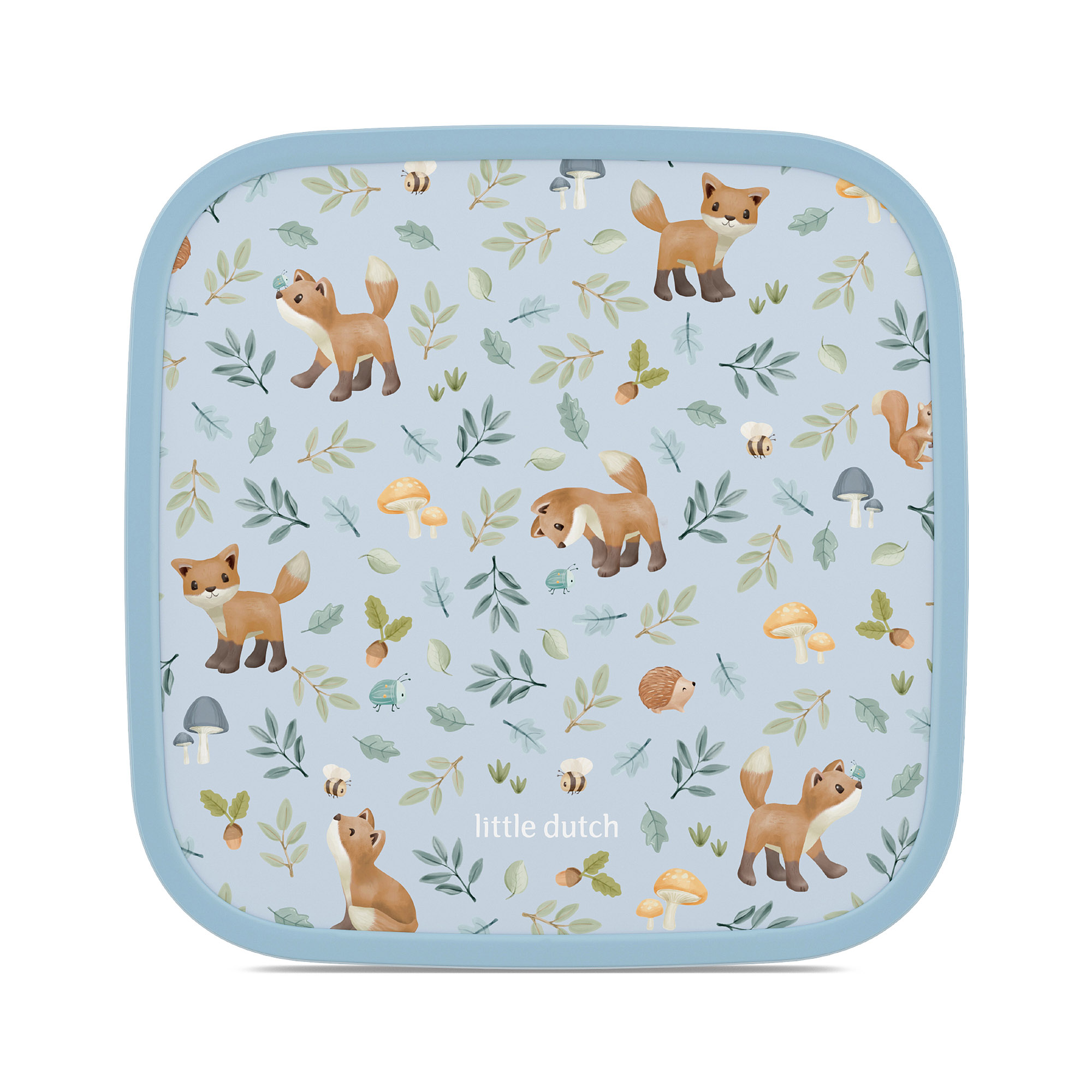 MEPAL CAMPUS Large Lunch Box, 1.3 litres, with 2 LITTLE DUTCH Forest Friends bento inserts