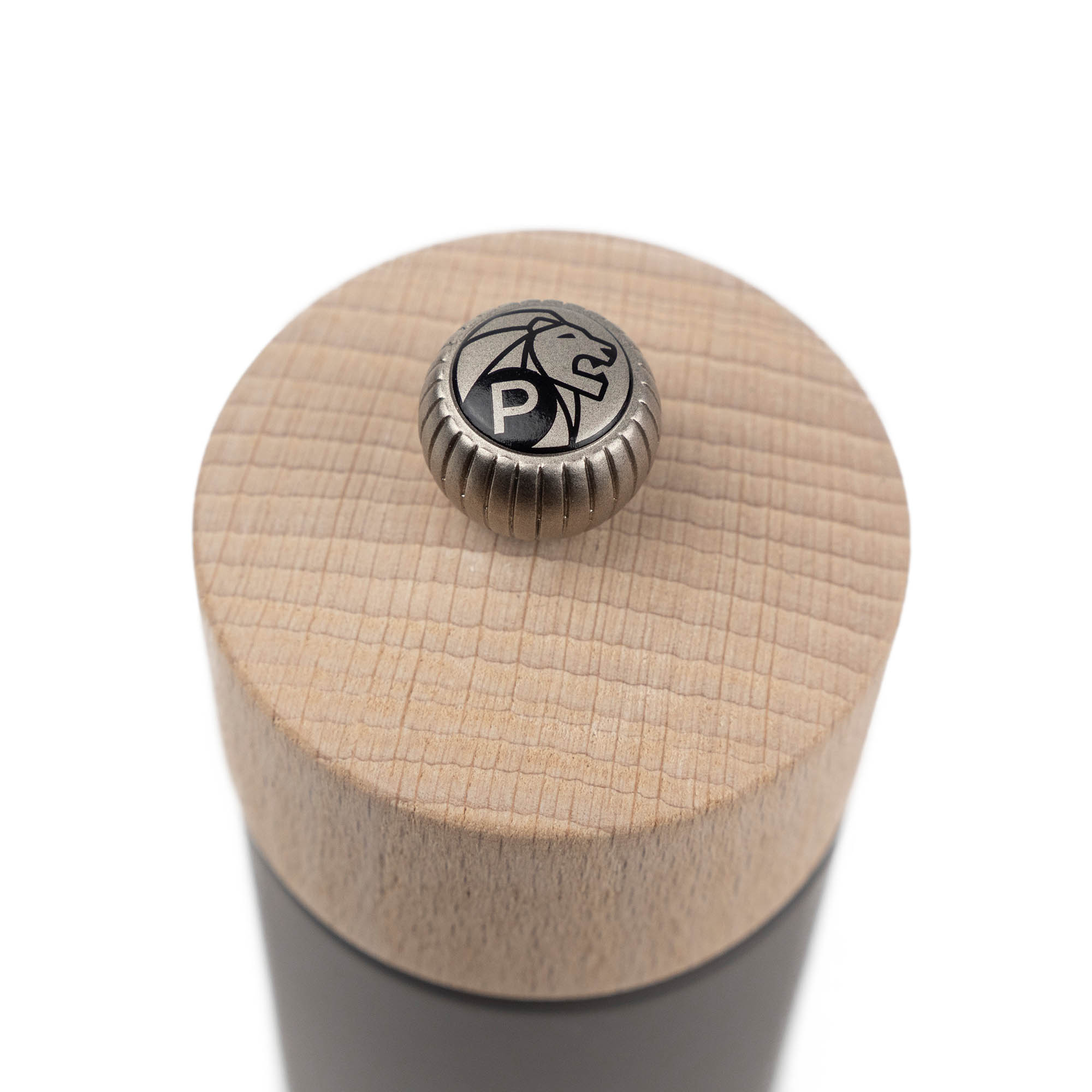 PEUGEOT BOREAL Pepper Mill, 12 cm, beech wood, rock grey