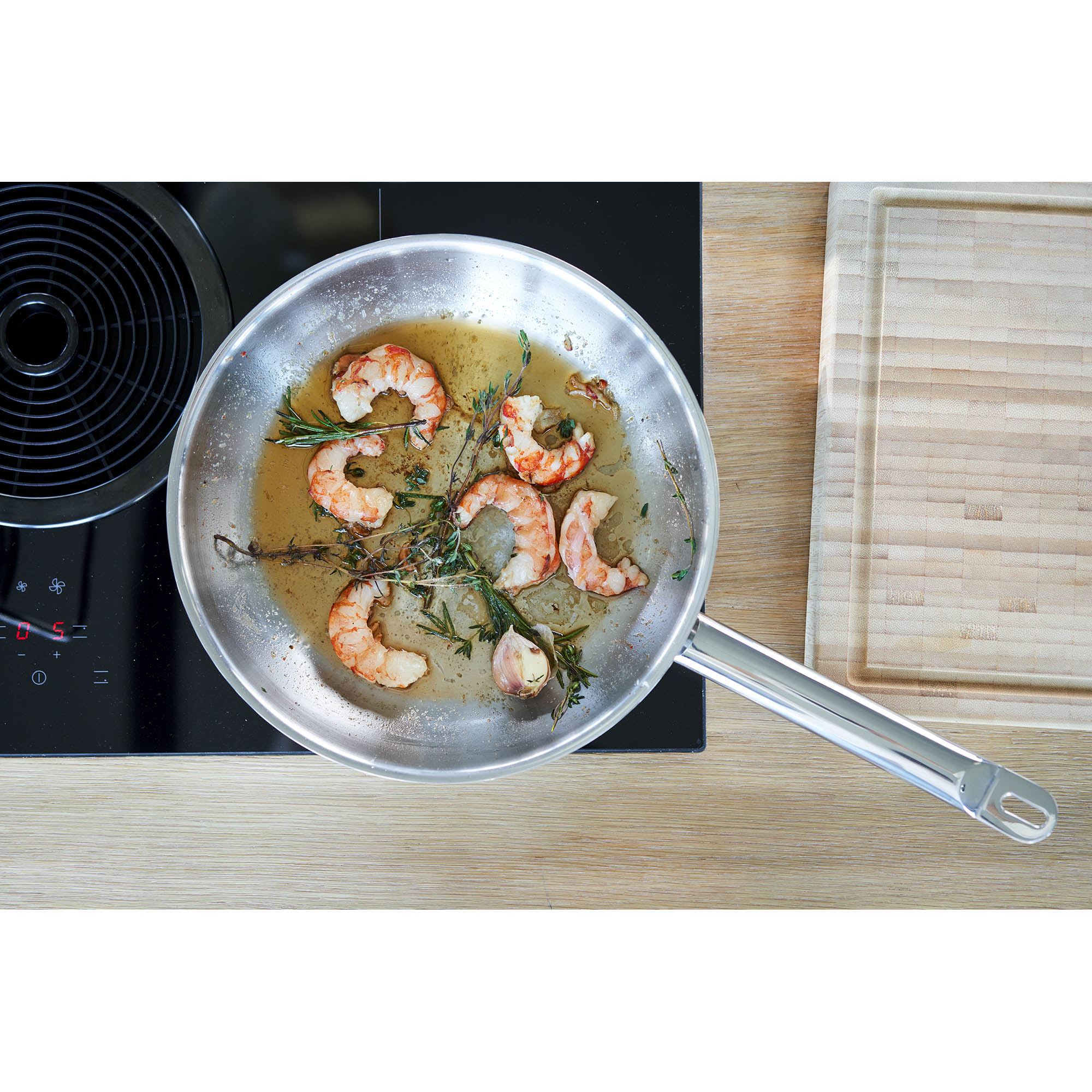 ZWILLING PRO frying pan 28 cm high stainless steel INDUCTION