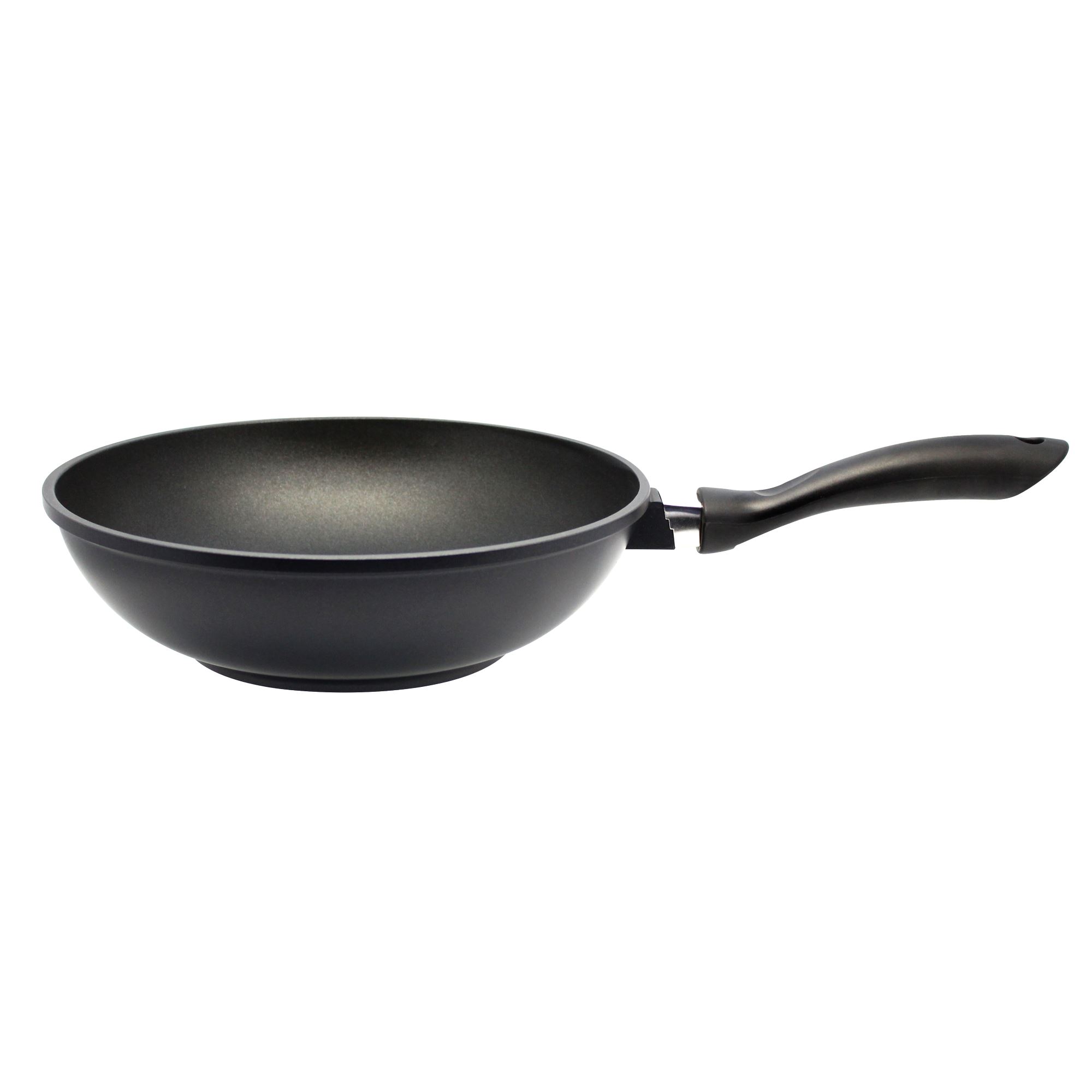 ELO Serie Alucast Wokpfanne 28 cm PFAS-freie Antihaftversiegelung INDUKTION