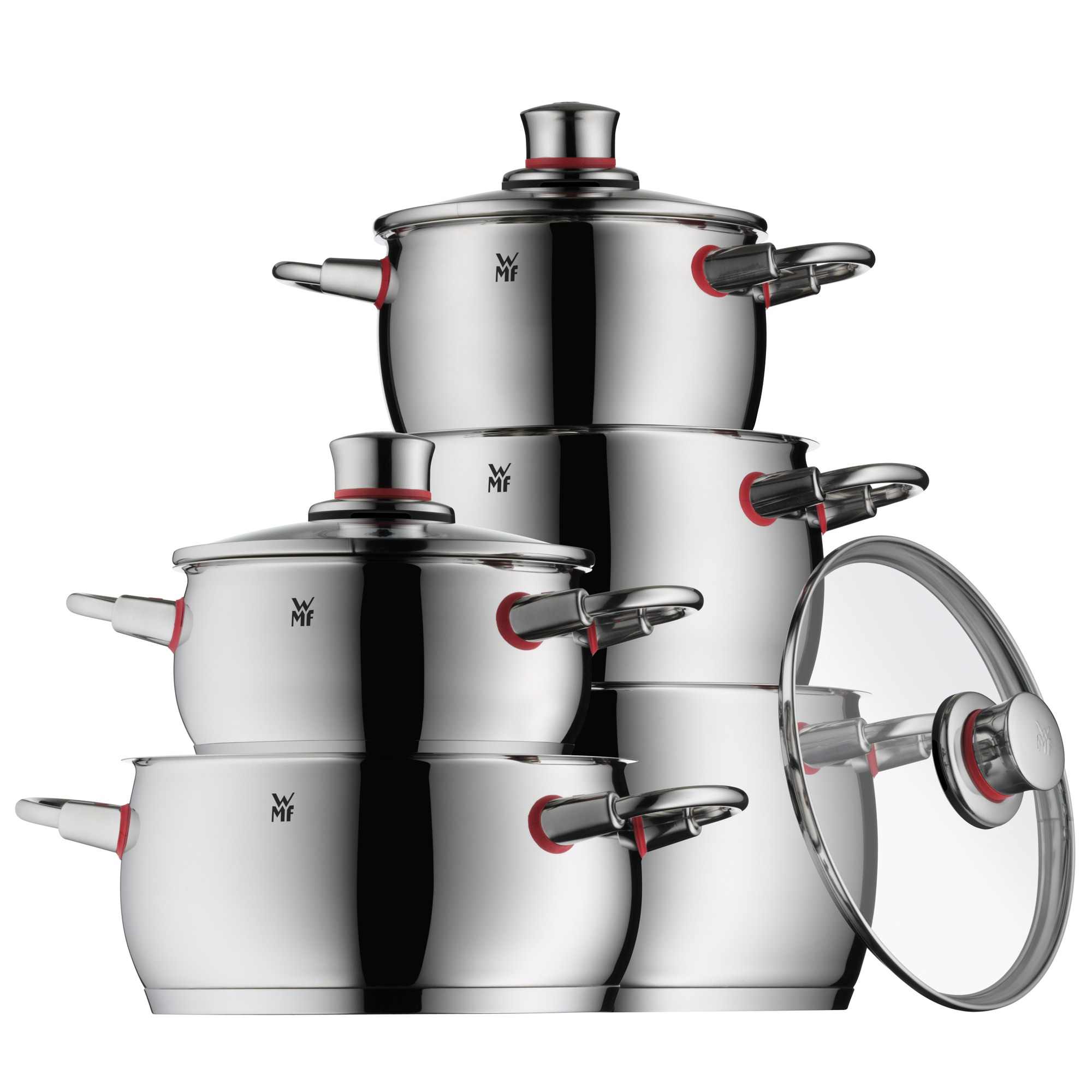 WMF Topfserie QUALITY ONE Topfset 6 teilig COOL+Griffe INDUKTION