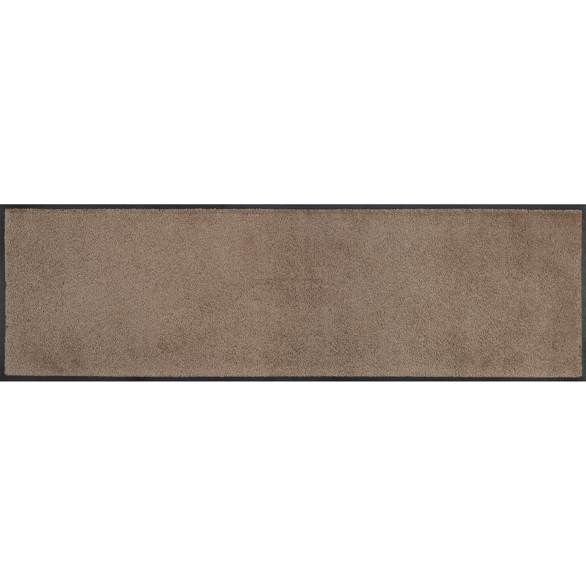 WASH + DRY Schuhablagematte Fußmatte 35 x 120 cm Monocolour ORIGINAL Taupe