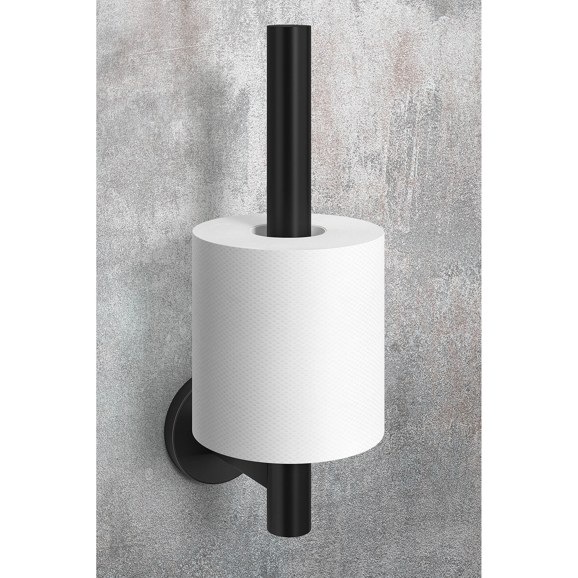 ZACK replacement toilet roll holder SCALA in stainless steel black