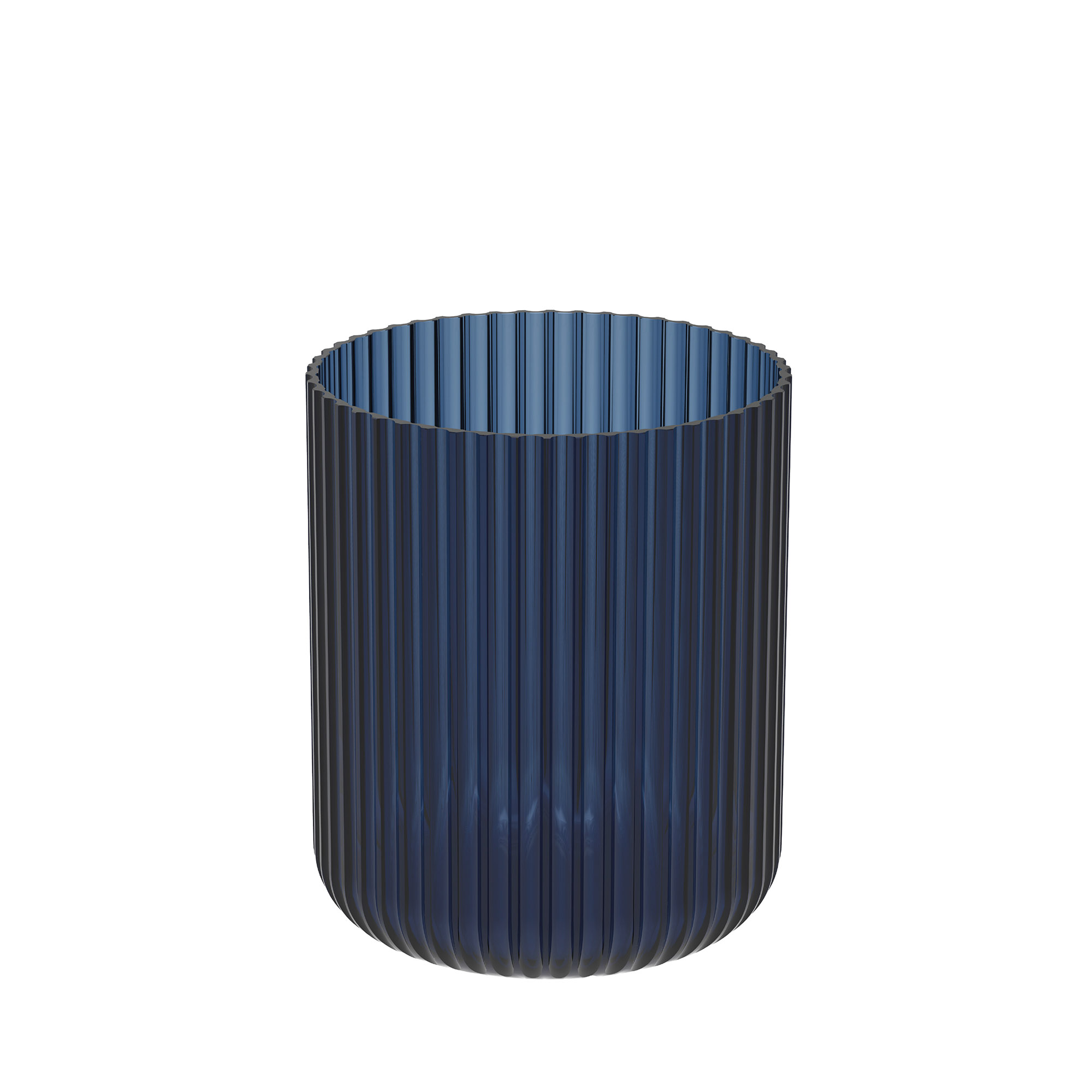 ENGELS KERZEN Windlicht AMELIE klein 18 cm enzianblau